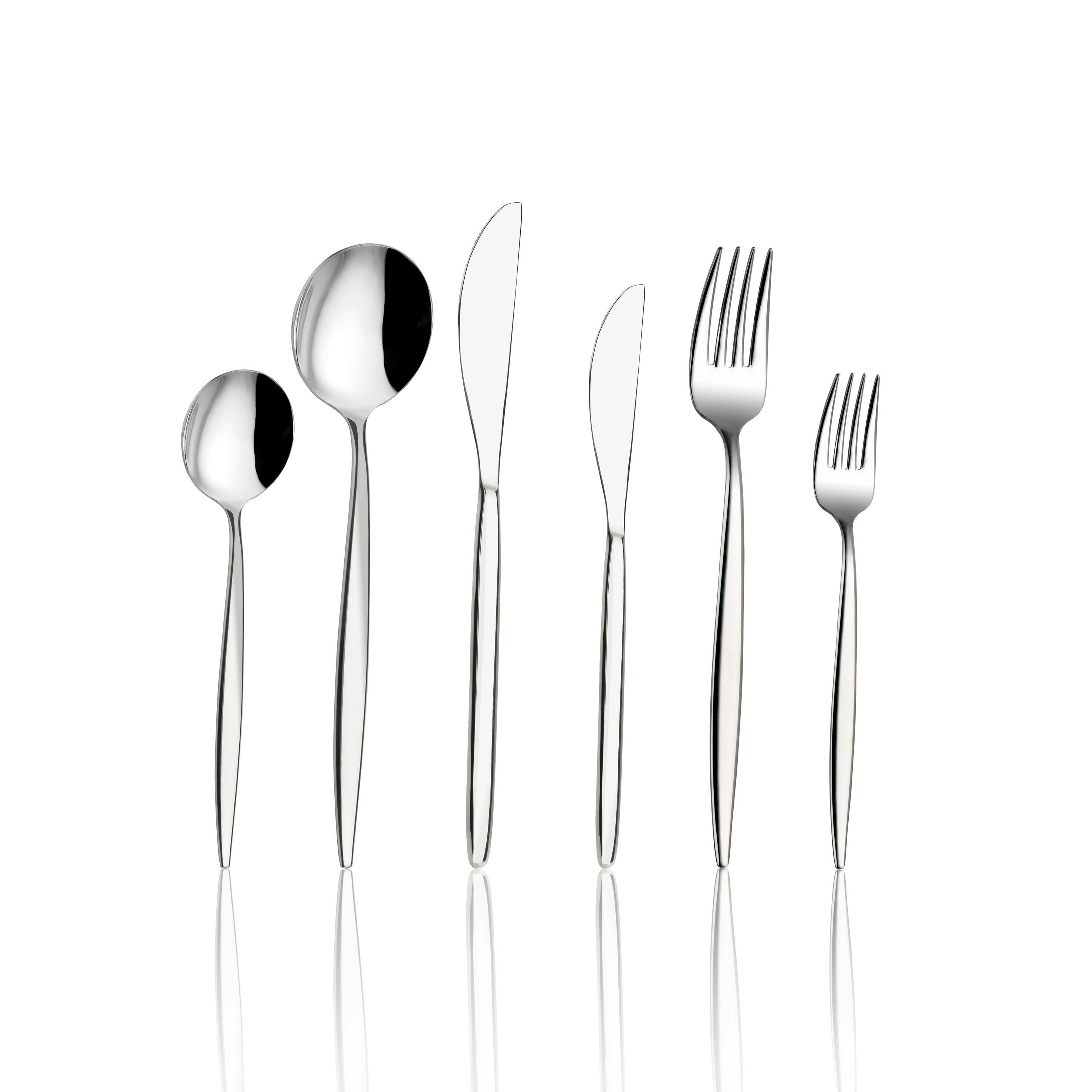 Rozi Asya Collection 24-Piece Cutlery Set (For 4 People)
