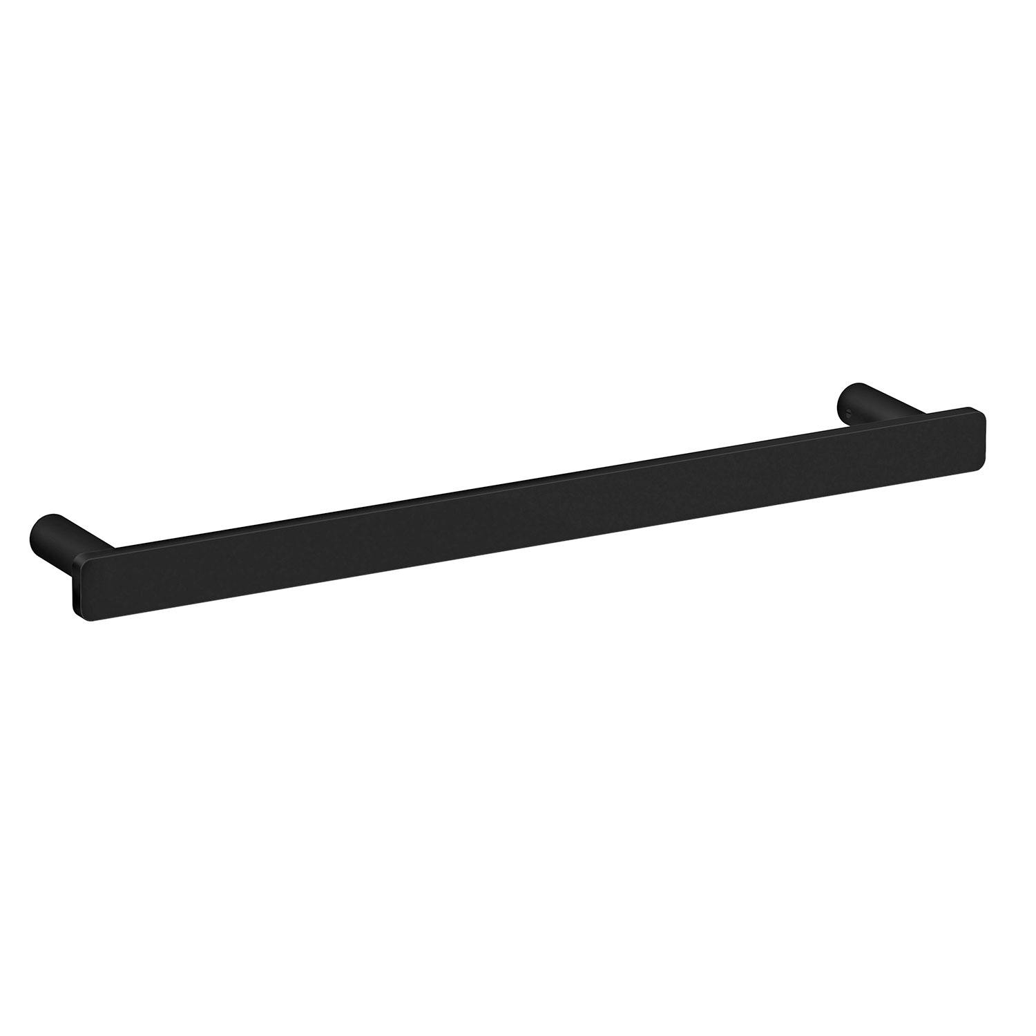 Smedbo Black Matt Towel Rail 40Cm/15.7" Wall Mounted With Concealed Screws Bathroom Towel Holder