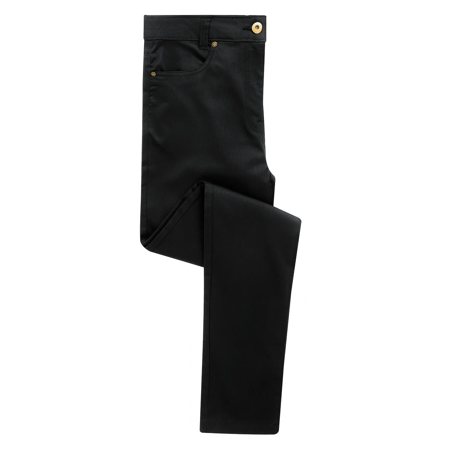 Premier (22 Uk L, Black) Womens/Ladies Performance Chino Jeans - Image 3