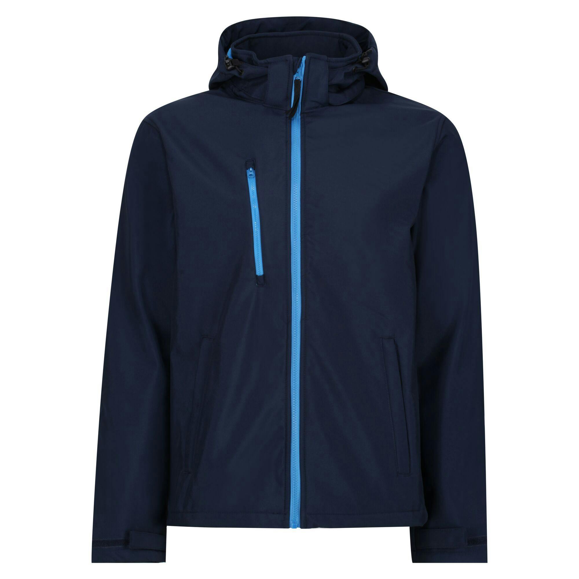 Regatta Men's Blue Professional 3 Layer Membrane Soft Shell Jacket - Navy/French - 3XL - Navy/French - 100% Polyester