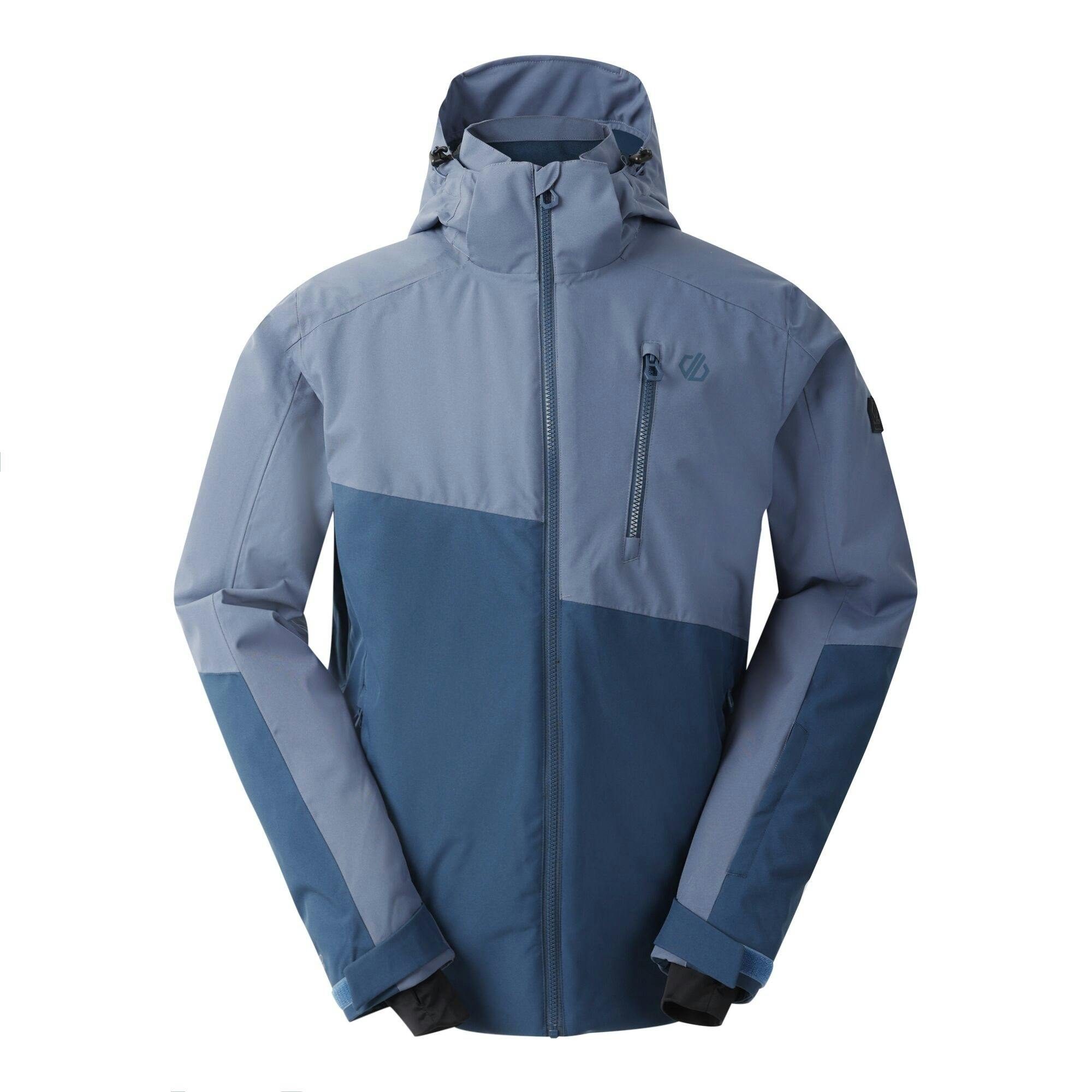 Dare 2B Men's Blue/Indigo Halfpipe Iii Ski Jacket - 3XL - 100% Recycled Polyester