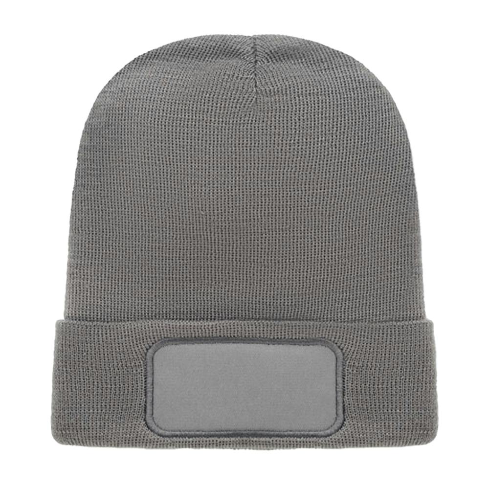 Midocean Unisex Grey Adult Capnit Rpet Beanie - Stone - Stone - One Size - 100% Mixed