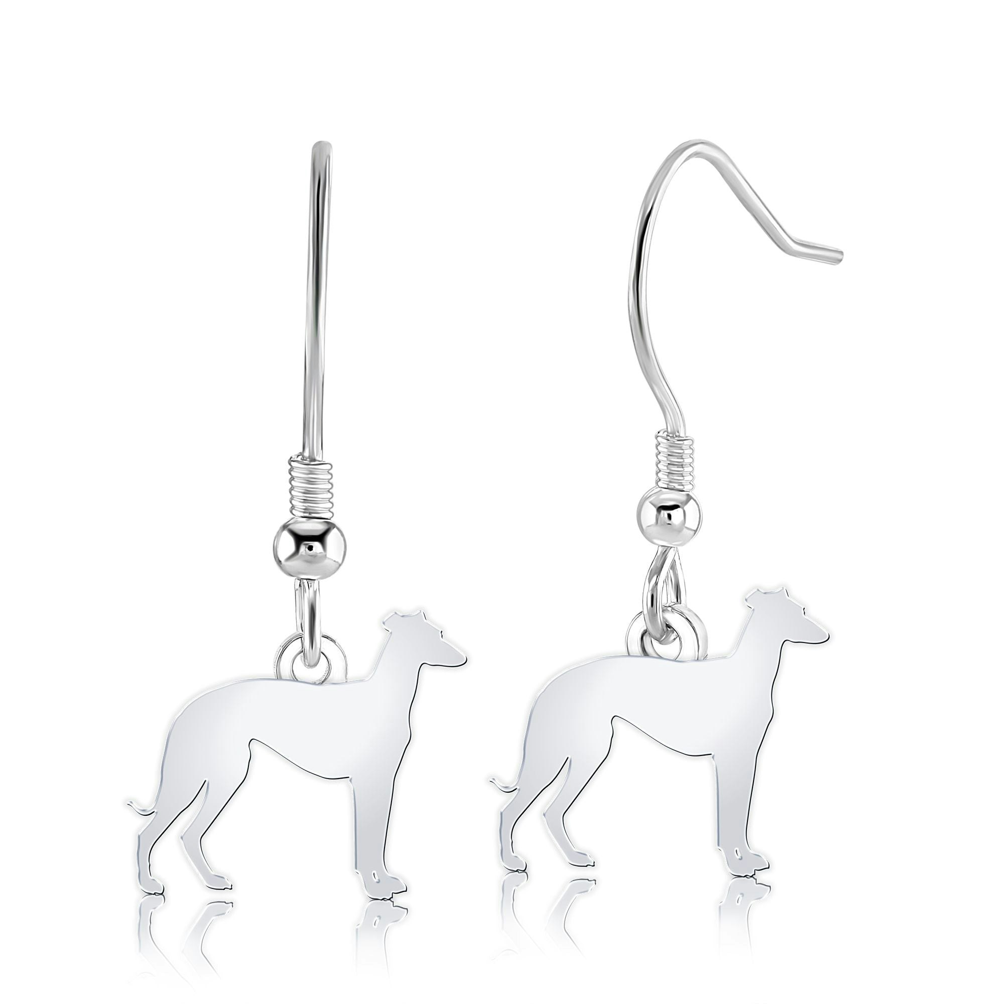 Mylee London Silver Sloughi Silhouette Earrings - Yes - Hook