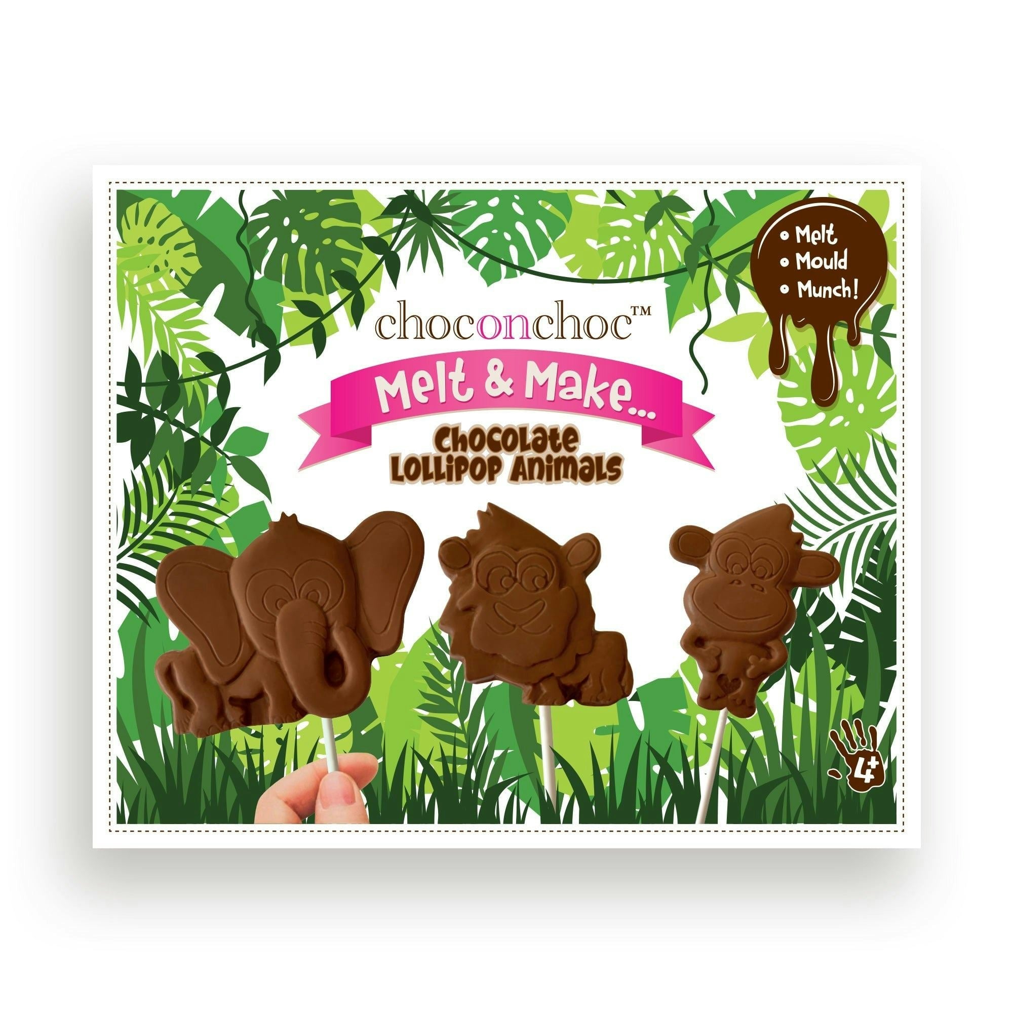 Choc On Choc Melt And Make Your Own Chocolate Lollipops