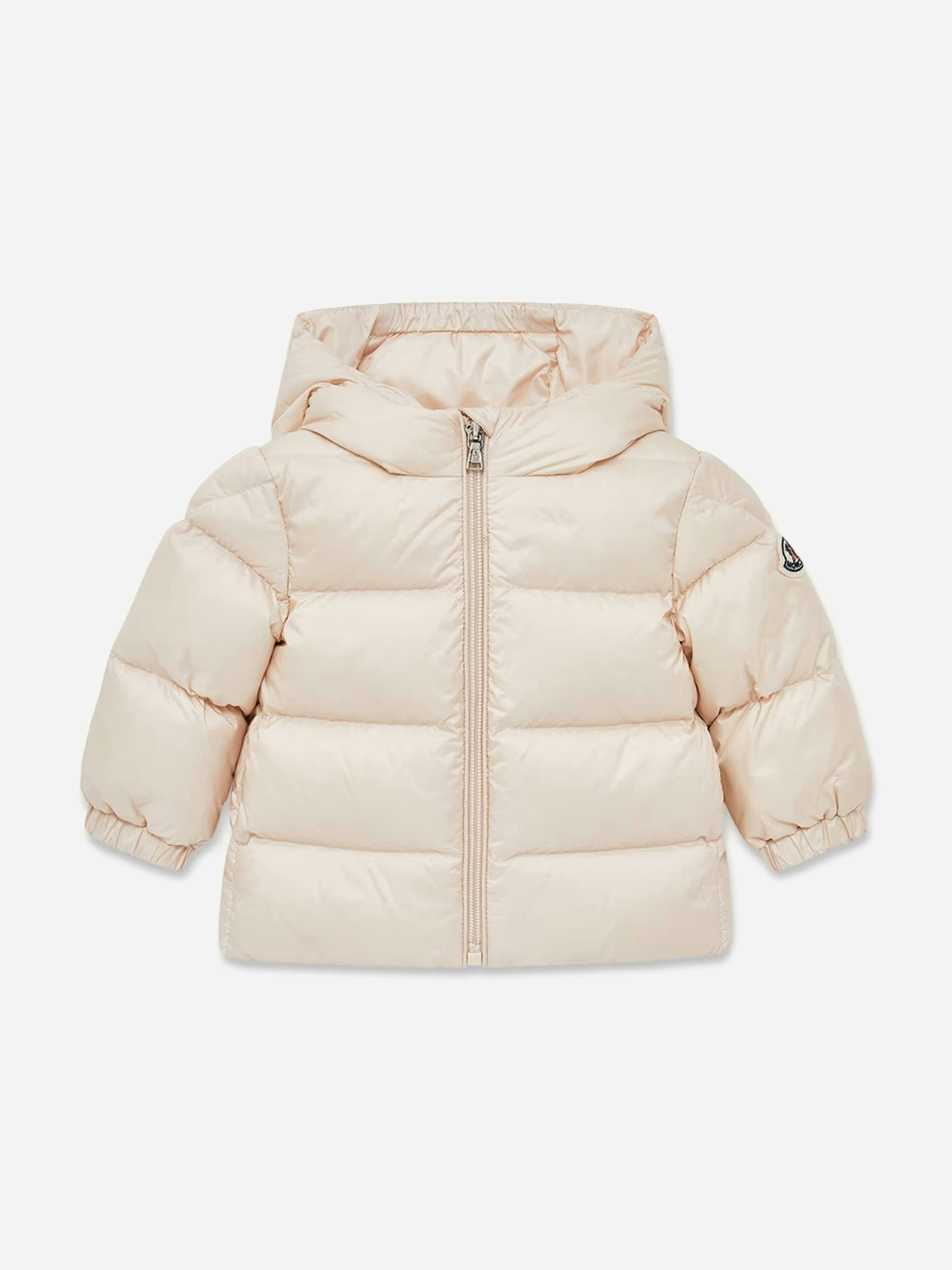 Moncler Enfant Women's Pink Baby Girls Down Padded Sharon Jacket In - 12 - 18 Mths