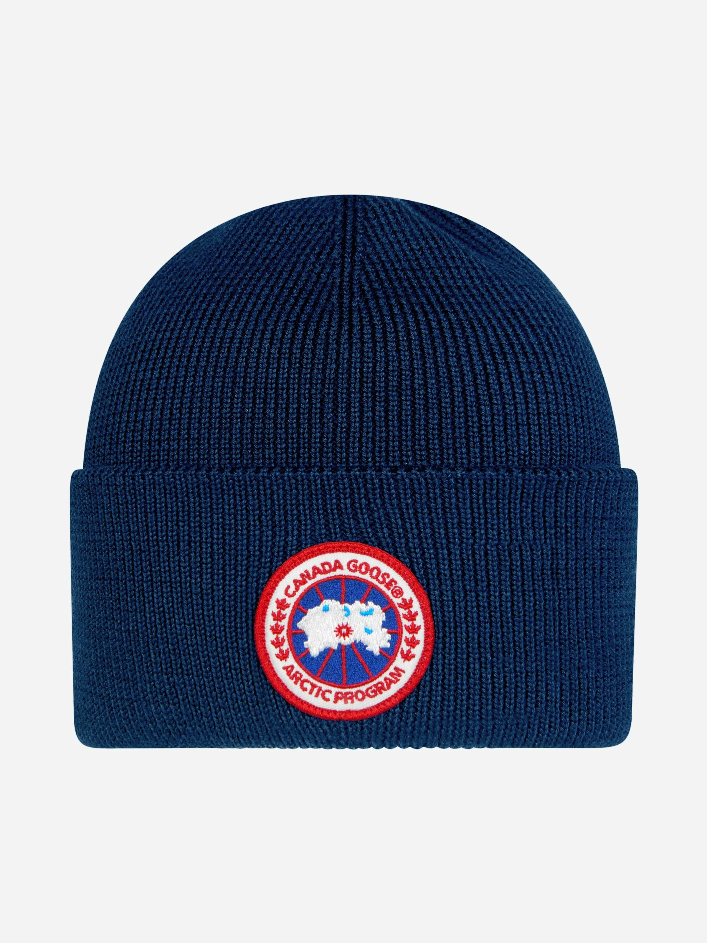 Canada Goose Blue Kids Arctic Toque In Navy - One Size