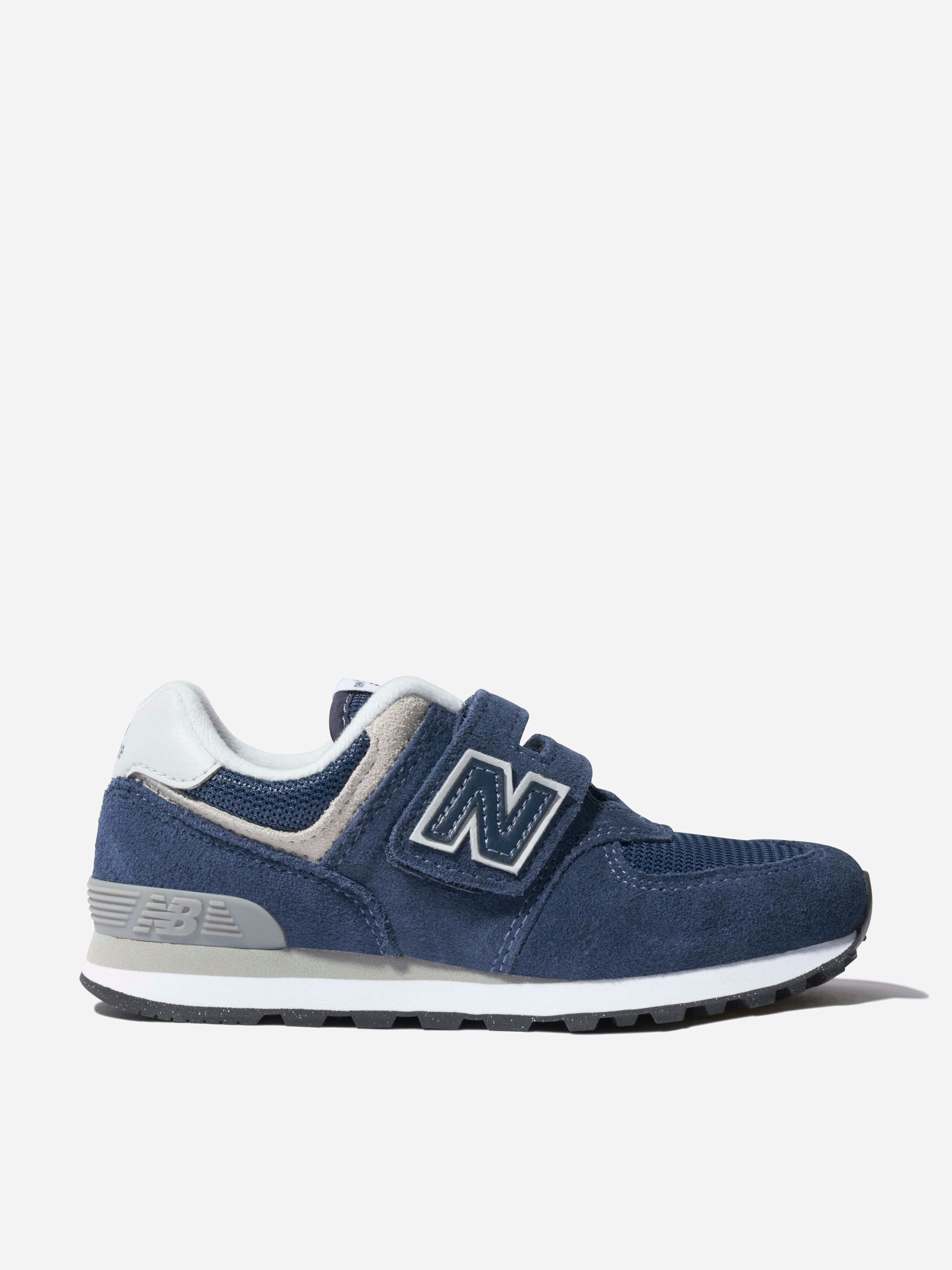New Balance Unisex Kids Blue Kids 574 Trainers In - Eu 34.5 Uk 2 - Us 2.5