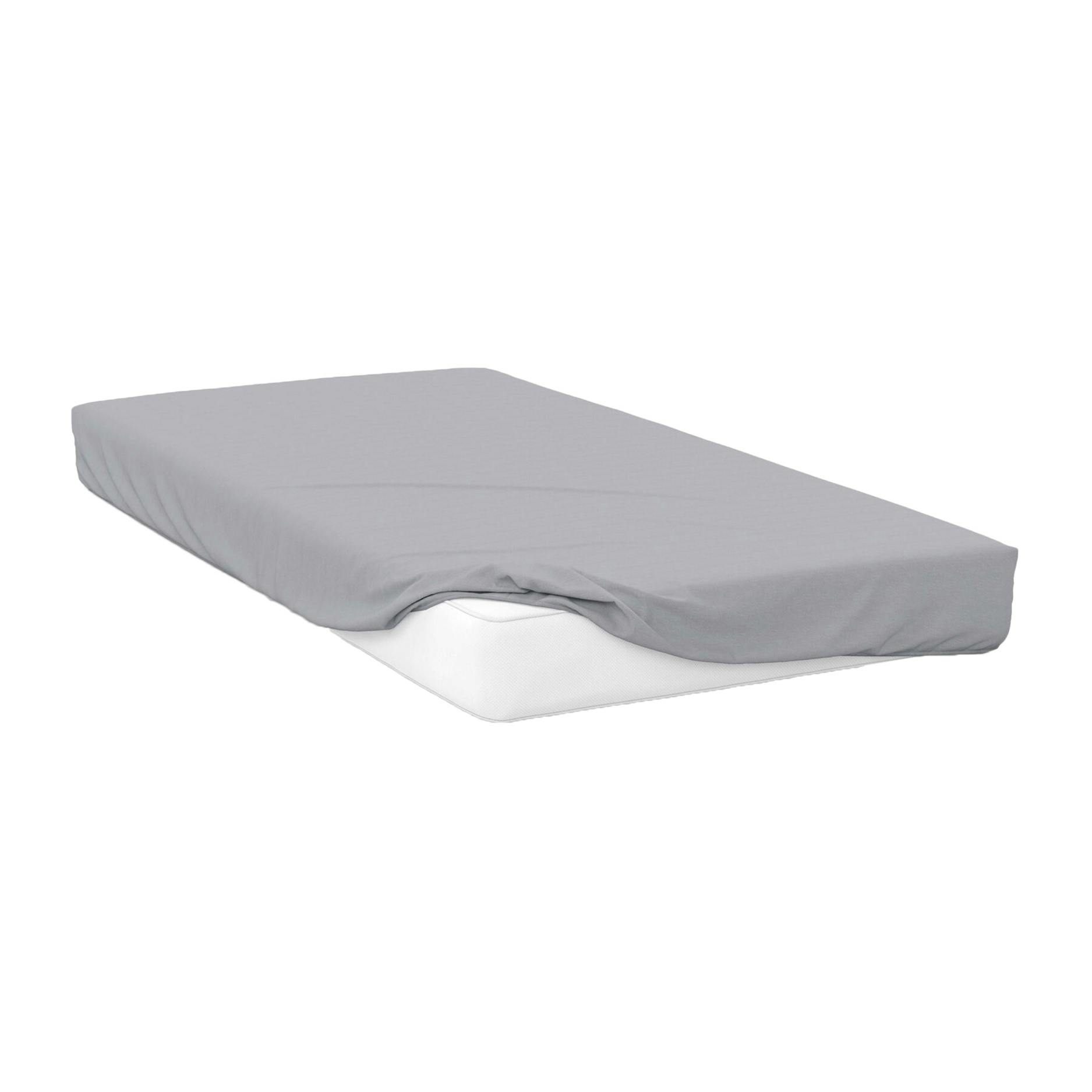 Belledorm 200 Thread Count Egyptian Cotton Fitted Sheet - Platinum - Platinum - Superking - 100% Egyptian Cotton