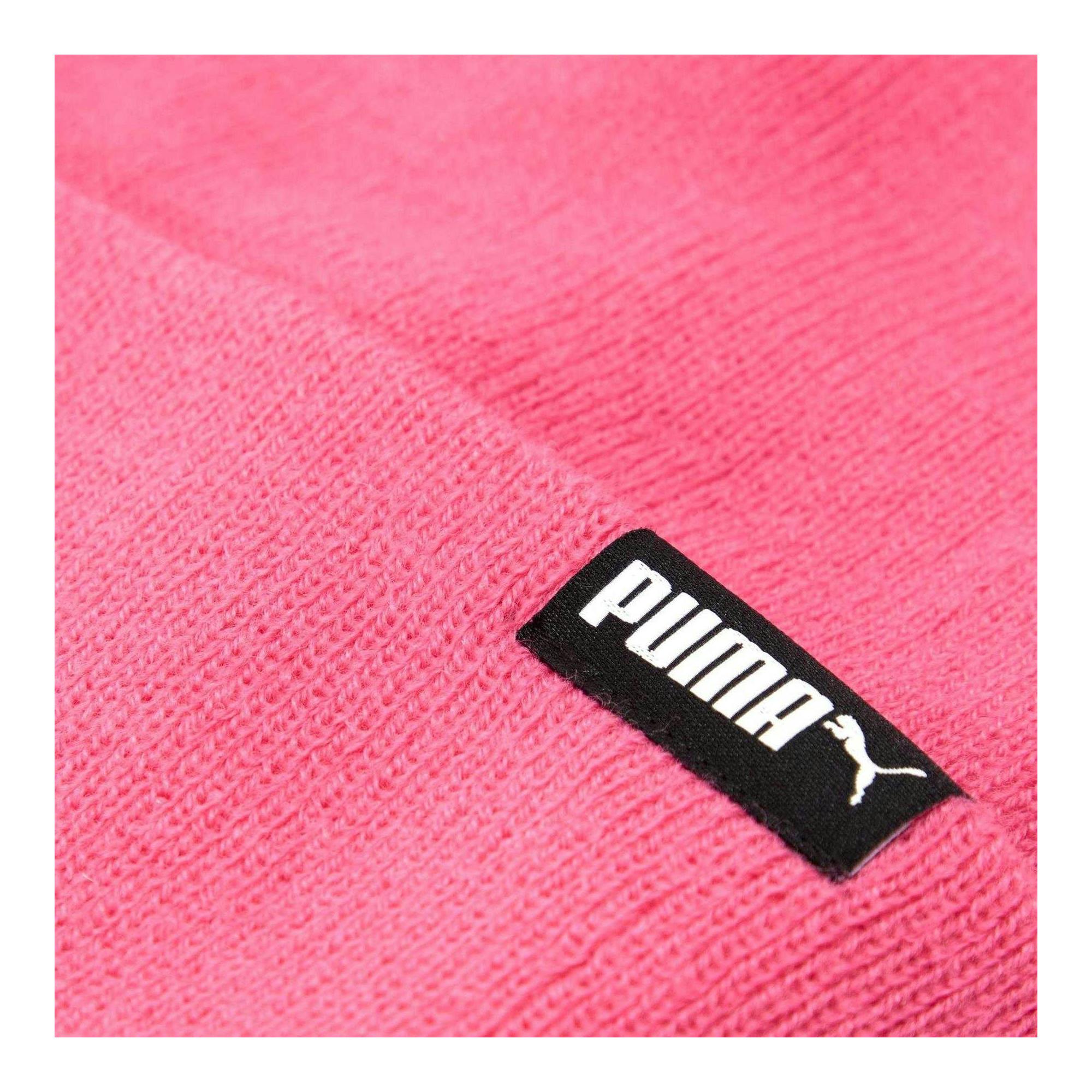 Puma Men's Pink Core Pom Pom Knitted Beanie - One Size
