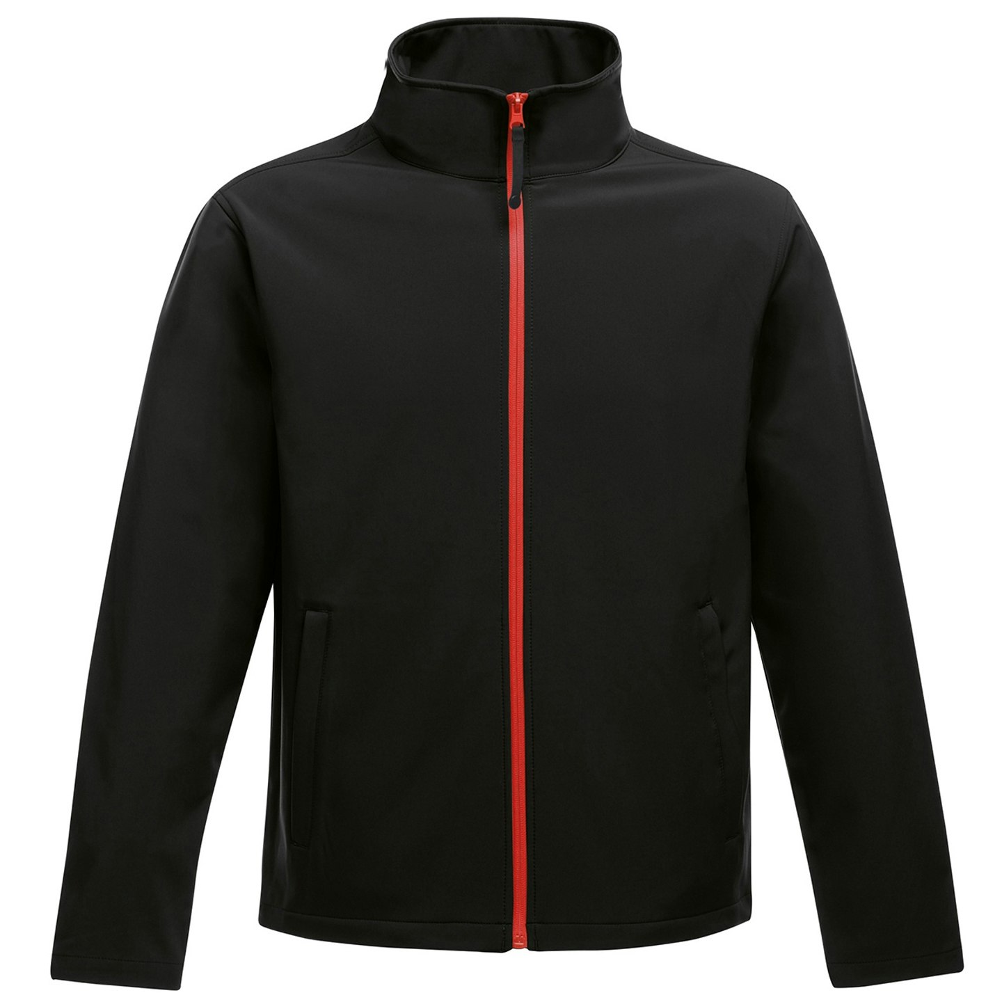Regatta Men's Black/Red Standout Ablaze Printable Softshell Jacket - /Classic - /Classic Small
