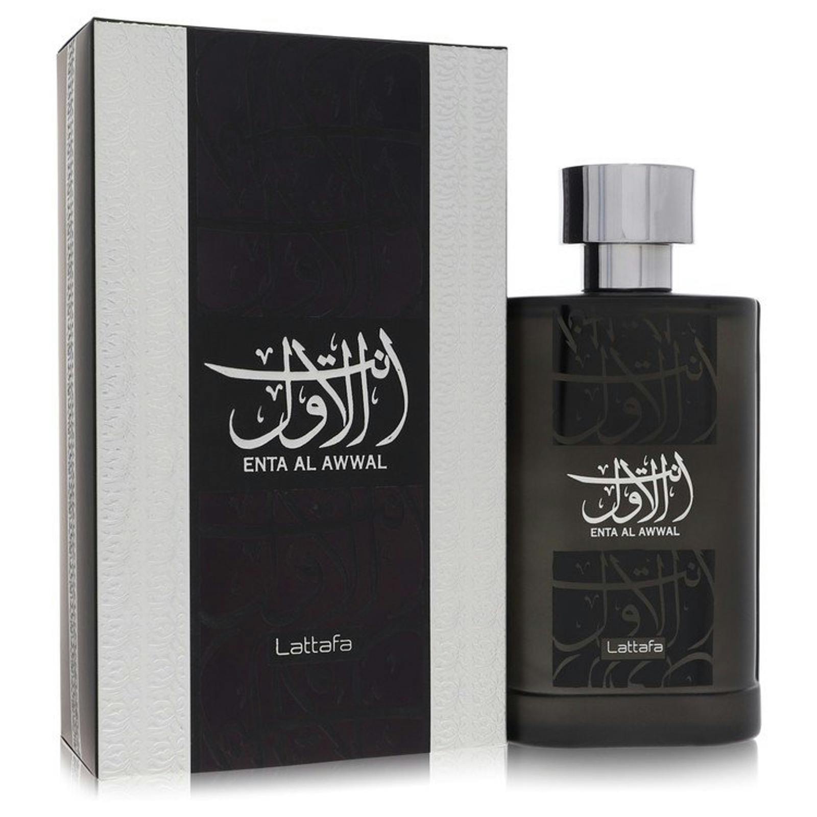 Lattafa Men's Black/Silver Enta Al Awal Eau De Parfum 100 Ml - 100 Ml