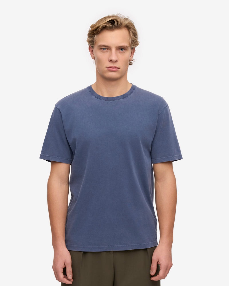 Colorful Standard Unisex Blue Classic Organic T-Shirt - Neptune - Neptune - Xl