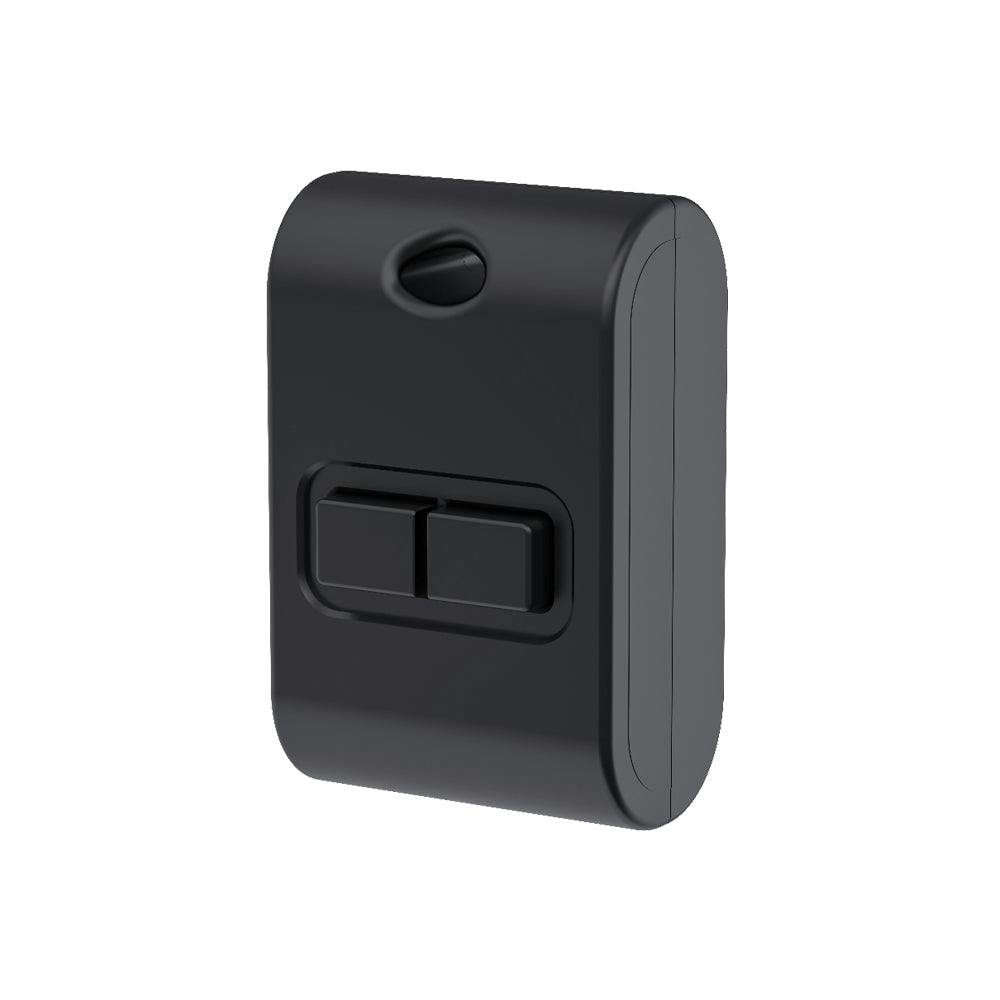 Ener-J Black Mini Fob Wireless Switch 2 Gang,