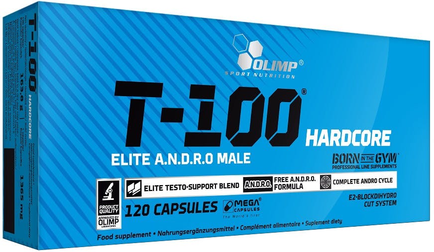 Olimp Nutrition T-100 Hardcore 120 Capsules - Image 3