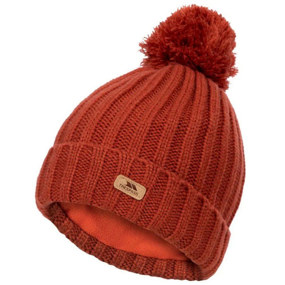 Trespass Men's Thorns Beanie Hat - Salsa - Salsa - One Size