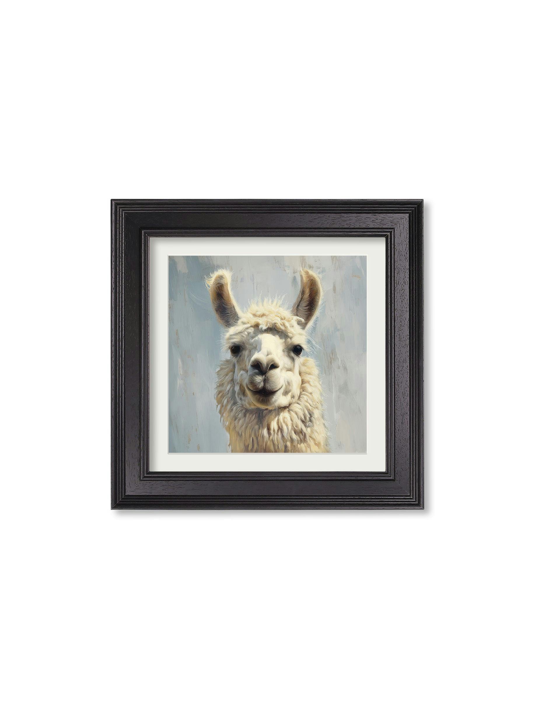Rackhams Black The Goofy Llama - Hurstwood Square Frame - The Goofy Llama - 44 X 44 Cm