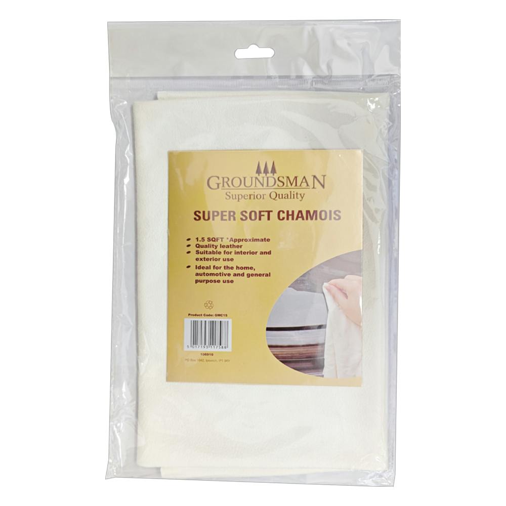 Rackhams White Chamois Cleaning Cloths