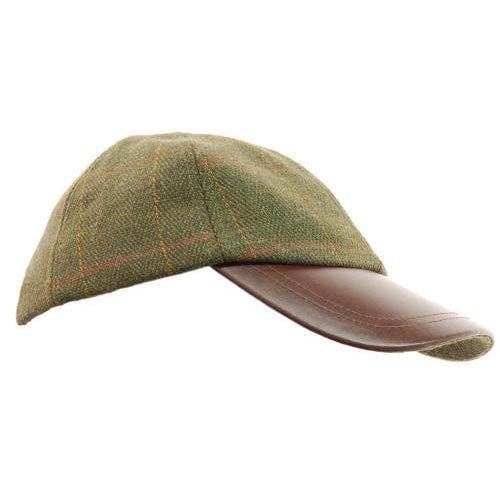 Coolandnew Tweed Leather Skip Hat - Bute