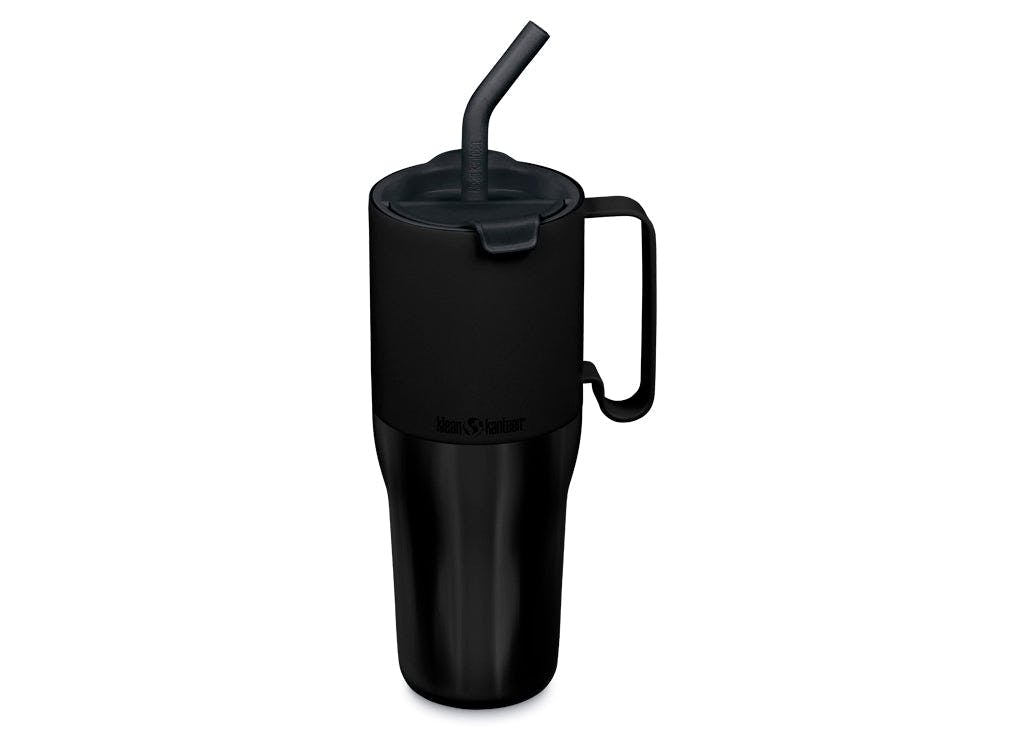 Rackhams Black 1064Ml Rise Tumbler With Straw Lid