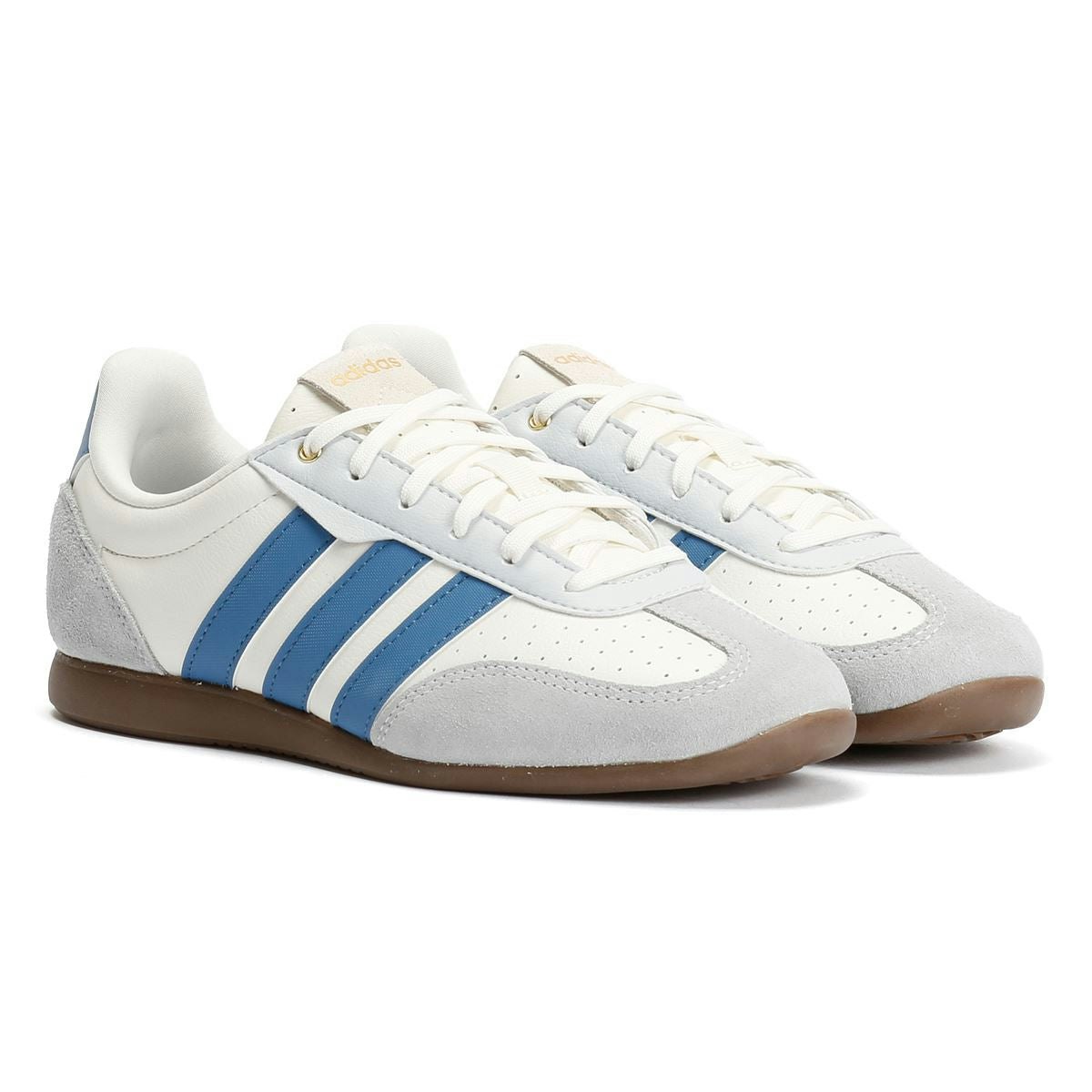 Adidas Women's White/Blue Barreda Lo Trainers - Uk 6 / Eu 39.5 / Us 7.5