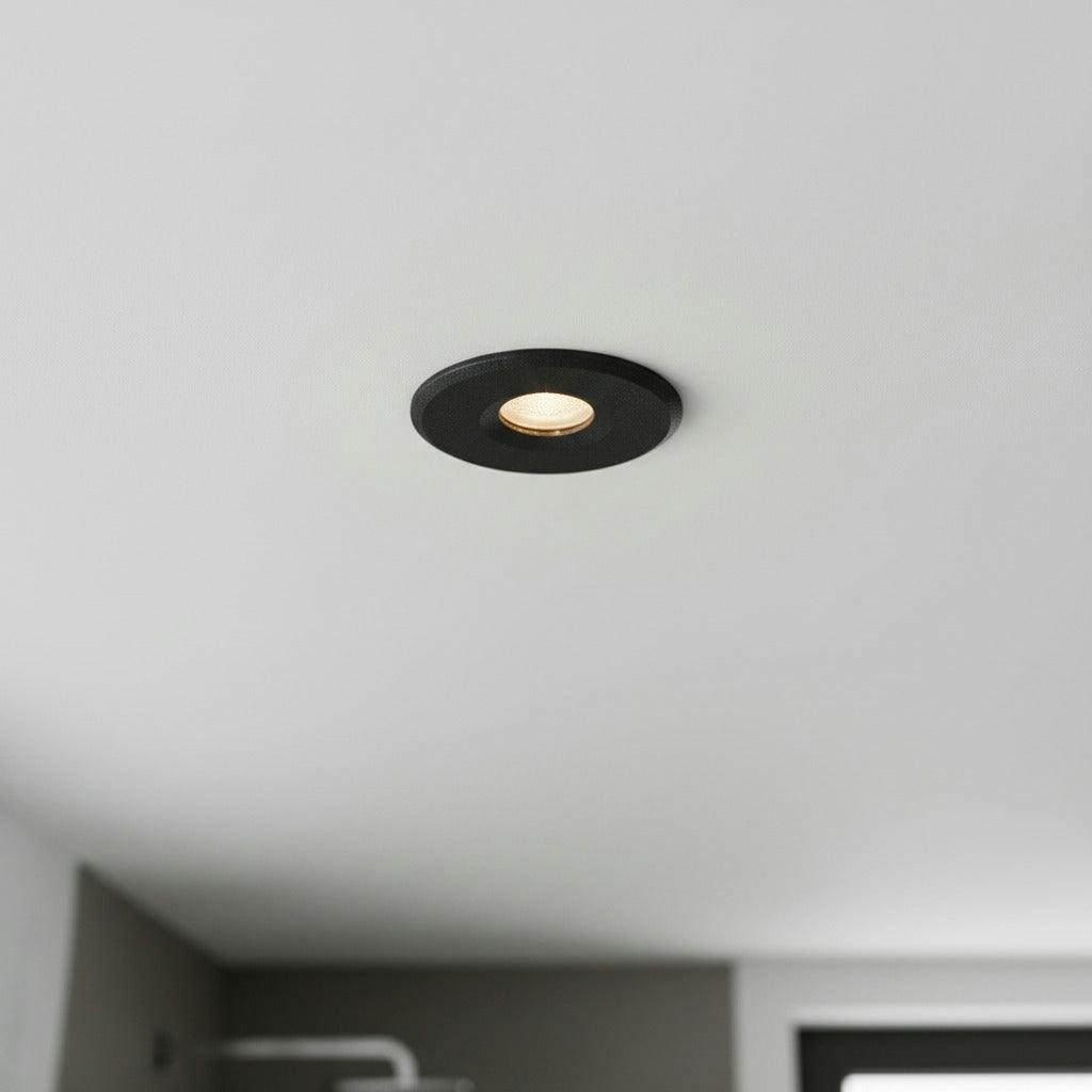 Ultra Beam Lighting Black/Light 3 Watt Waterproof Recessed Bathroom Ceiling