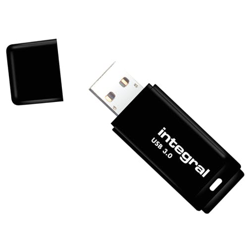 Integral Black Usb 3.0 Flash Drive 16Gb