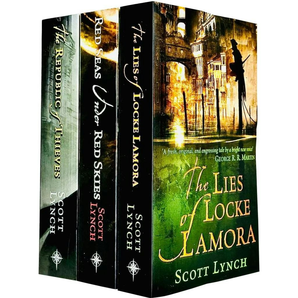 Gollancz Red Gentleman Bastard Sequence Series Book Set By Scott Lynch Size 3