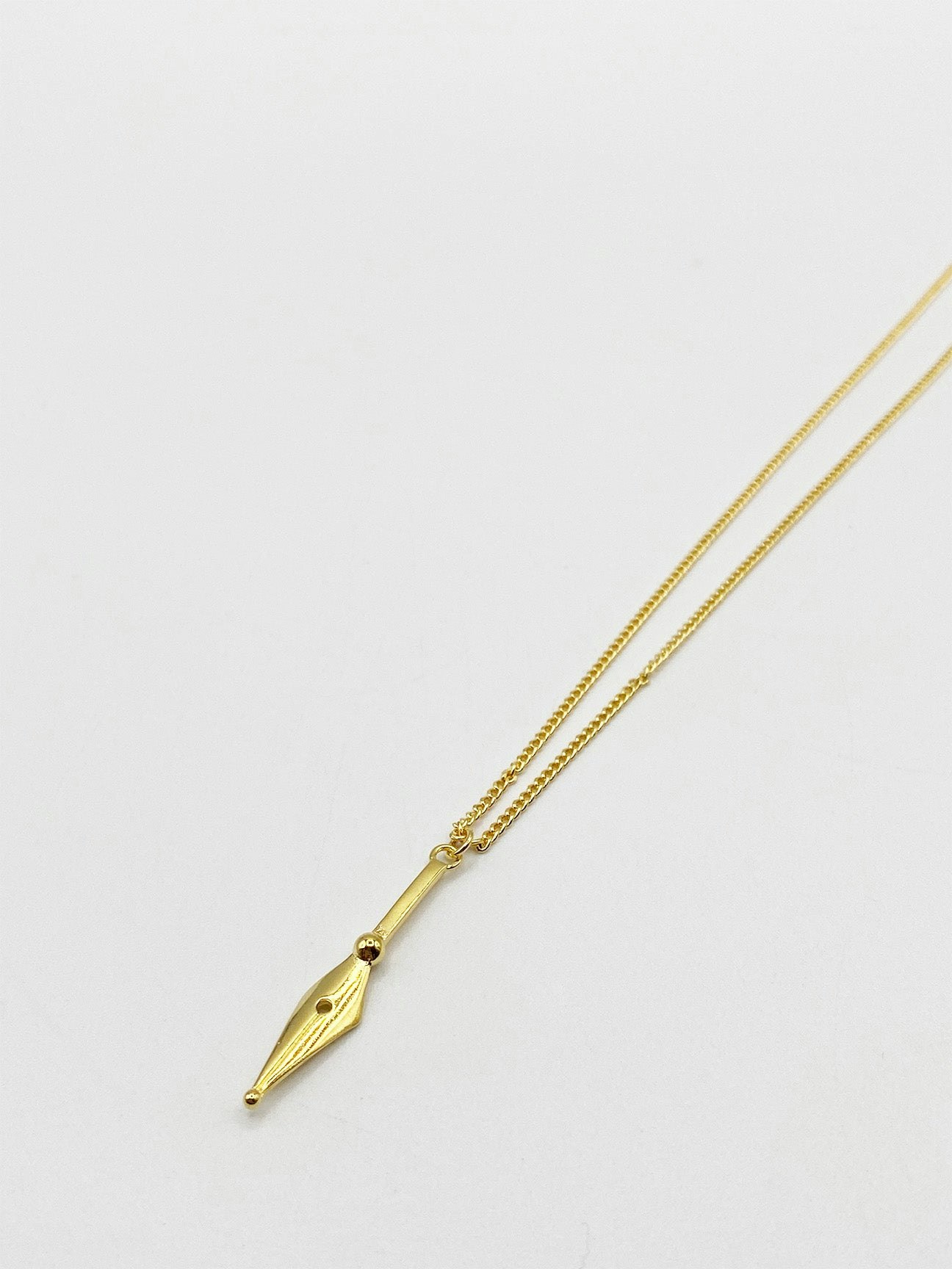 Svnx Gold Dagger Pendant With Chain Necklace - One Size