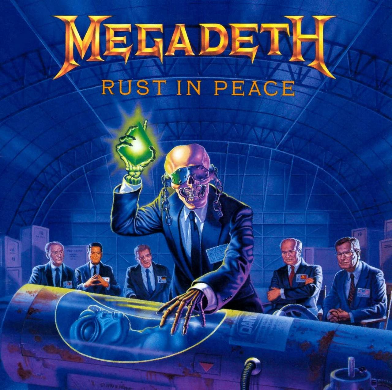 Eyesore Merch Megadeth 'Rust In Peace' (Remixed & Remastered) Cd Jewel Case