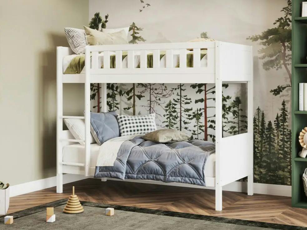 B&Q -  Bea Shorty Wooden Bunk Bed (75X175Cm)White - Image 6