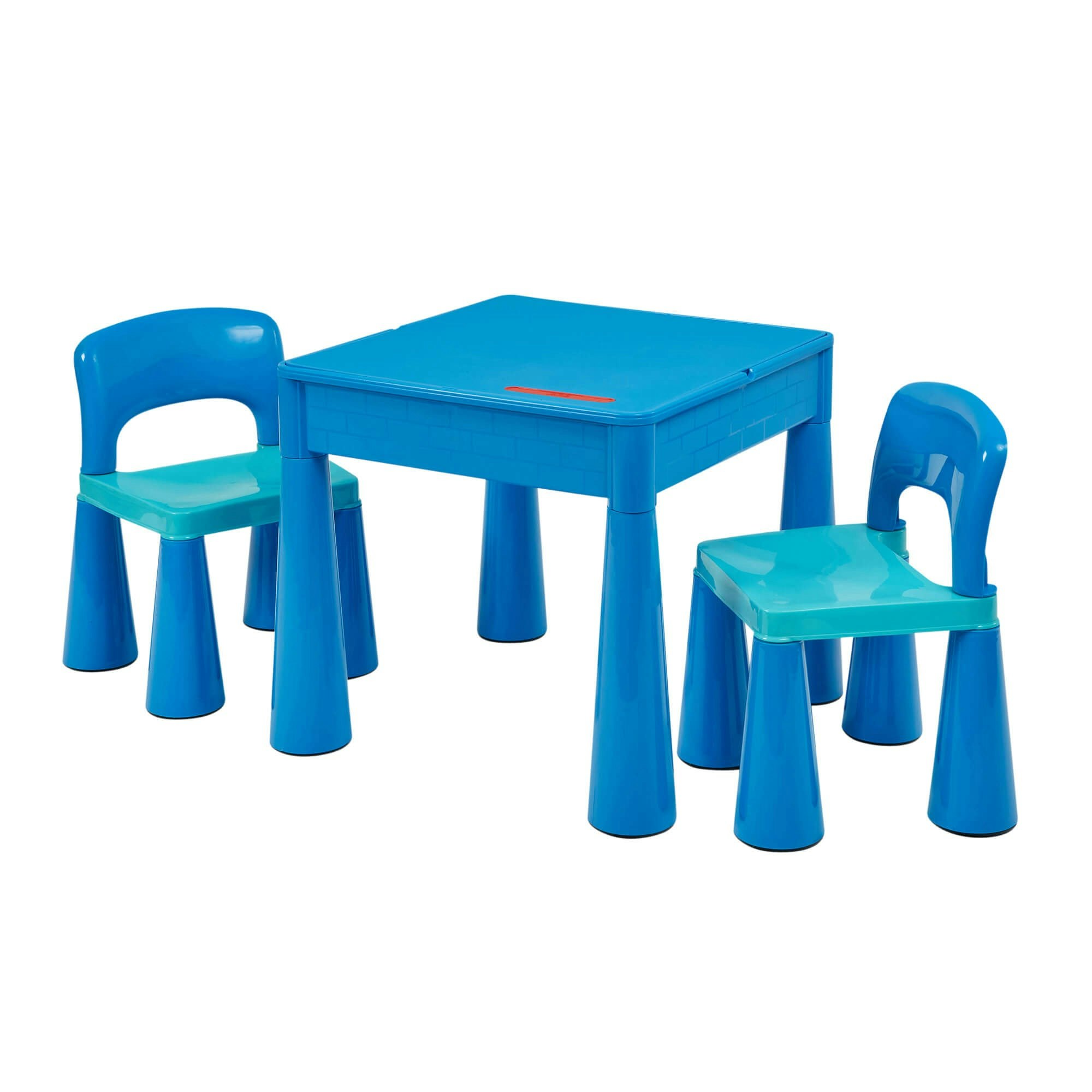 Liberty House Toys Blue Kids 5-In-1 Activity Table And Chairs Set - Size 2