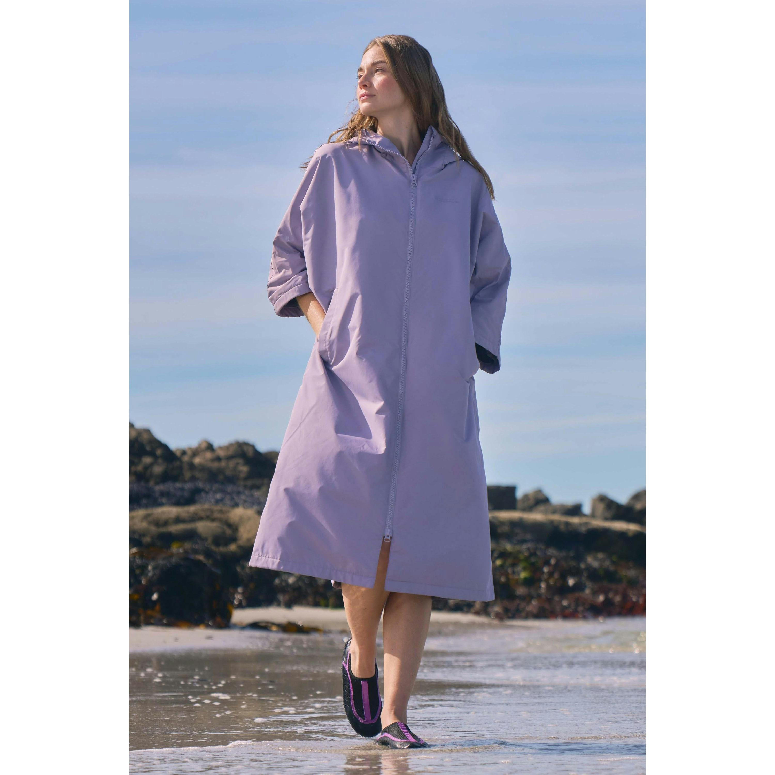 Mountain Warehouse Women's Lilac Coastline Water Resistant Robe - S - 100% Polyester