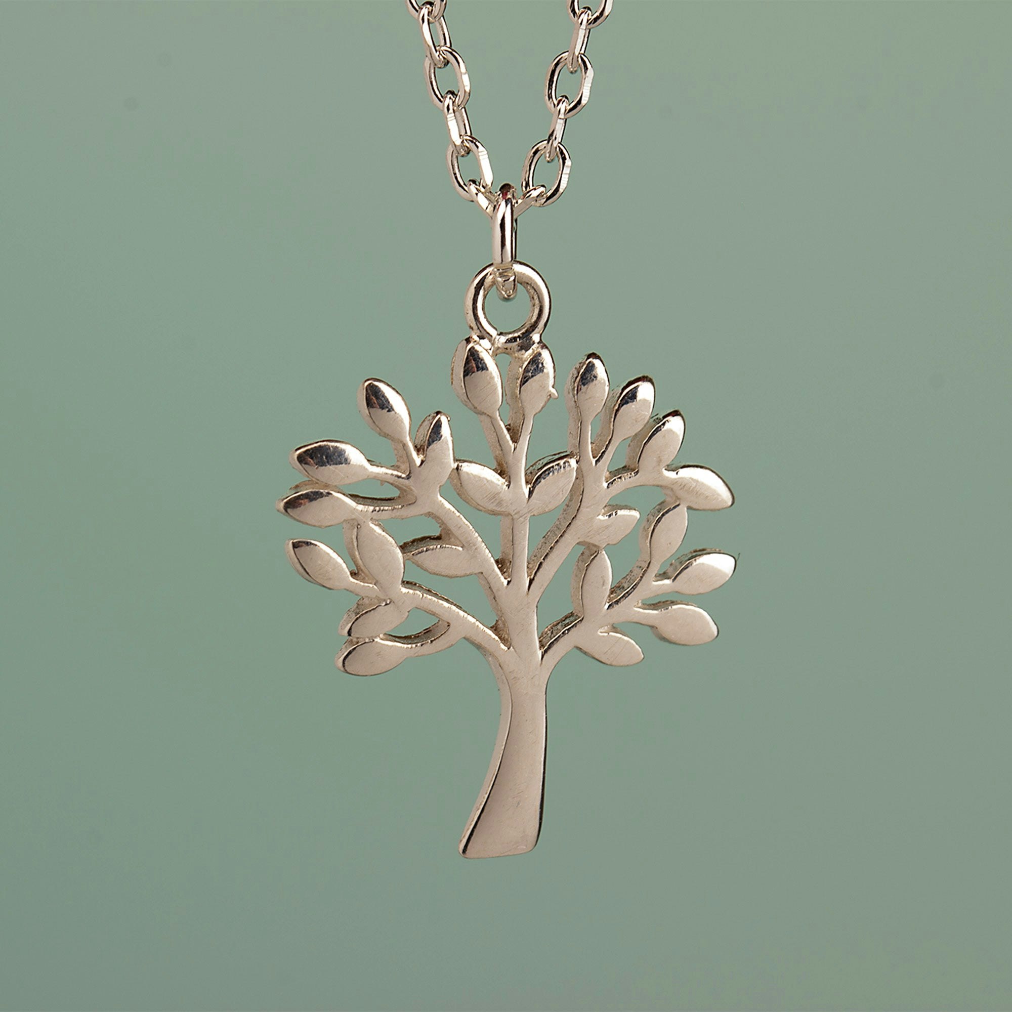 Mylee London Silver Tree Of Life Necklace - Sterling - No