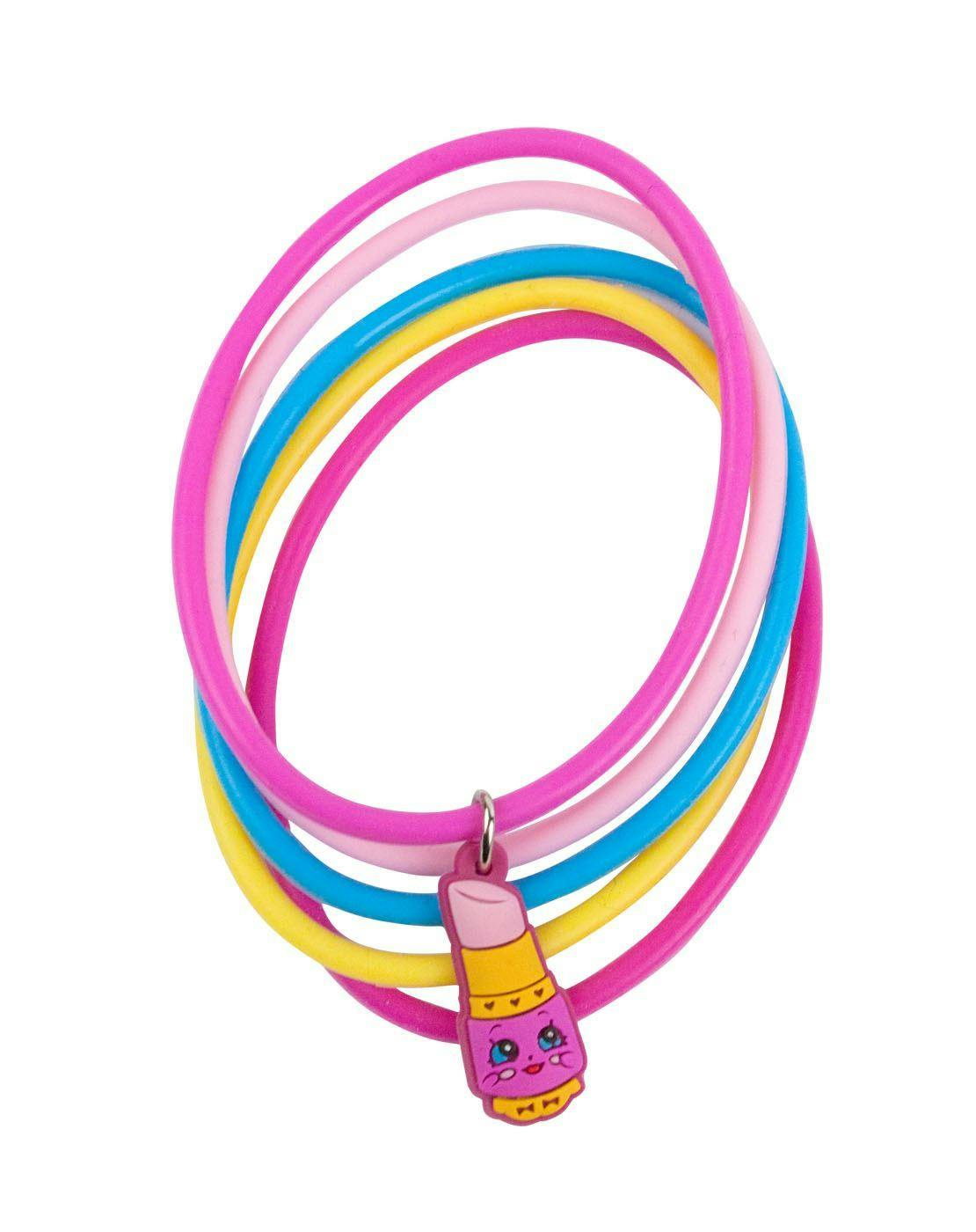 Vanilla Underground Girls Purple Shopkins Lippy Lips Bracelet (One Size)
