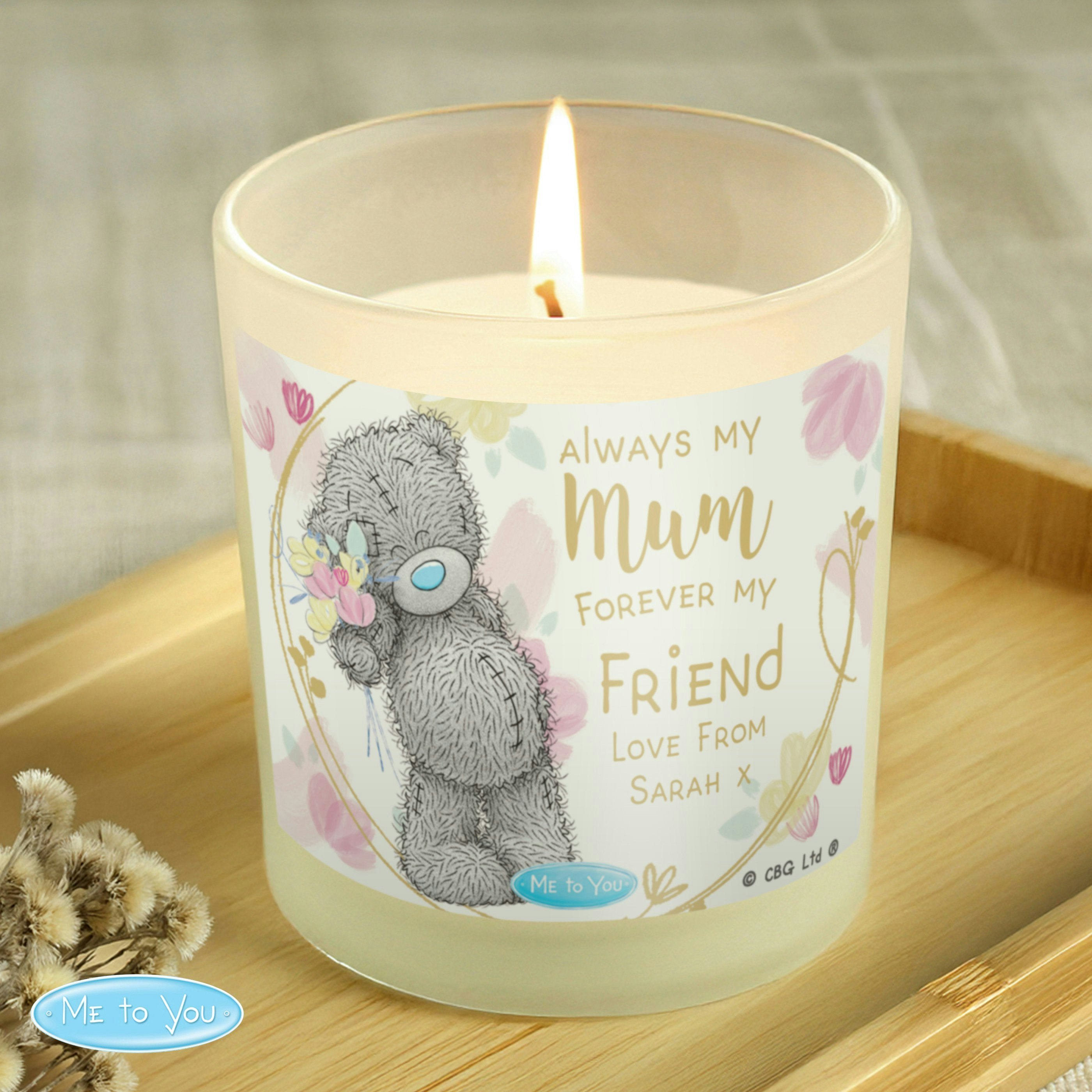 Personalised Memento Company Personalised Me To You Forever My Friend Candle Jar