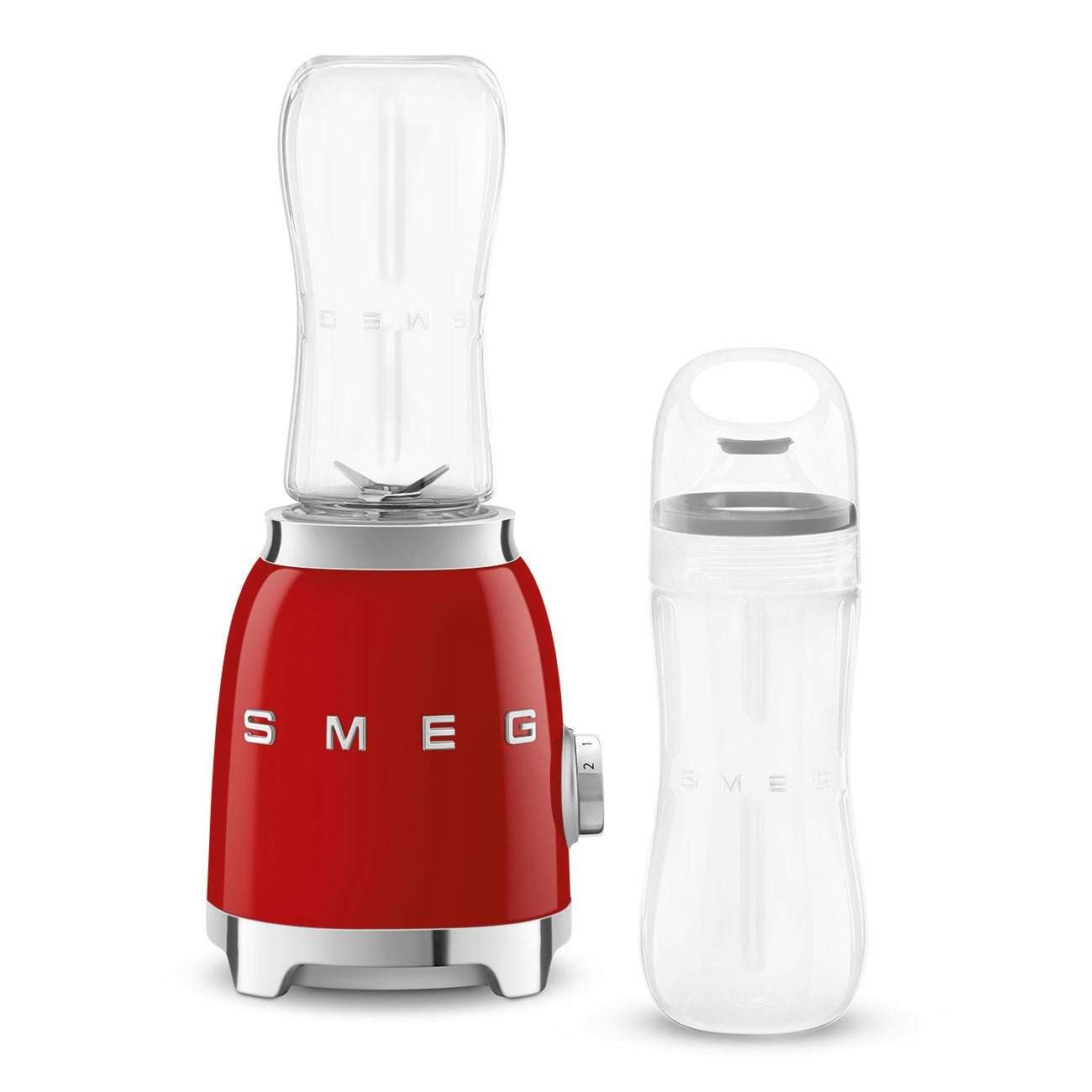 Smeg Red Pbf01 50'S Retro Blender & Smoothie Maker 600Ml