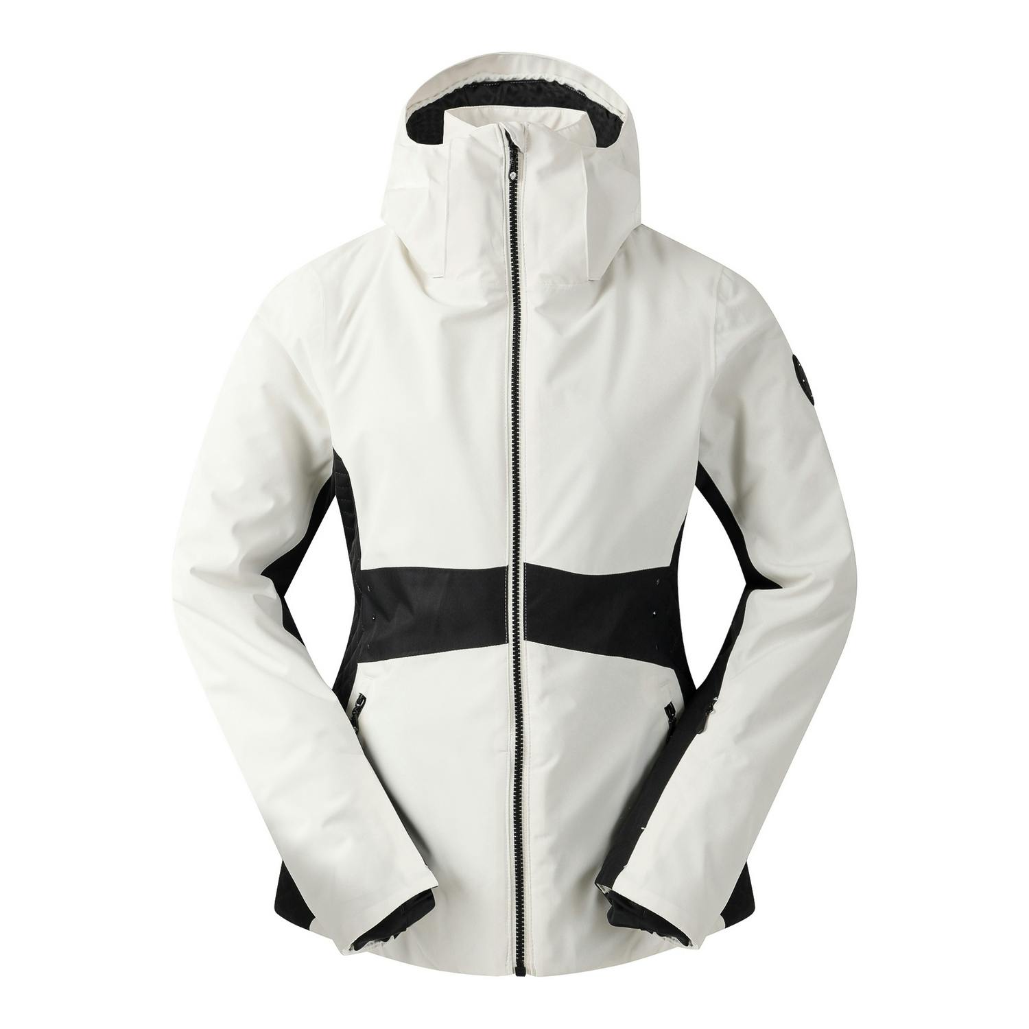 Dare 2B Women's White/Black Issy Ski Jacket - Egret - 18 Uk - Egret - 100% Recycled Polyester