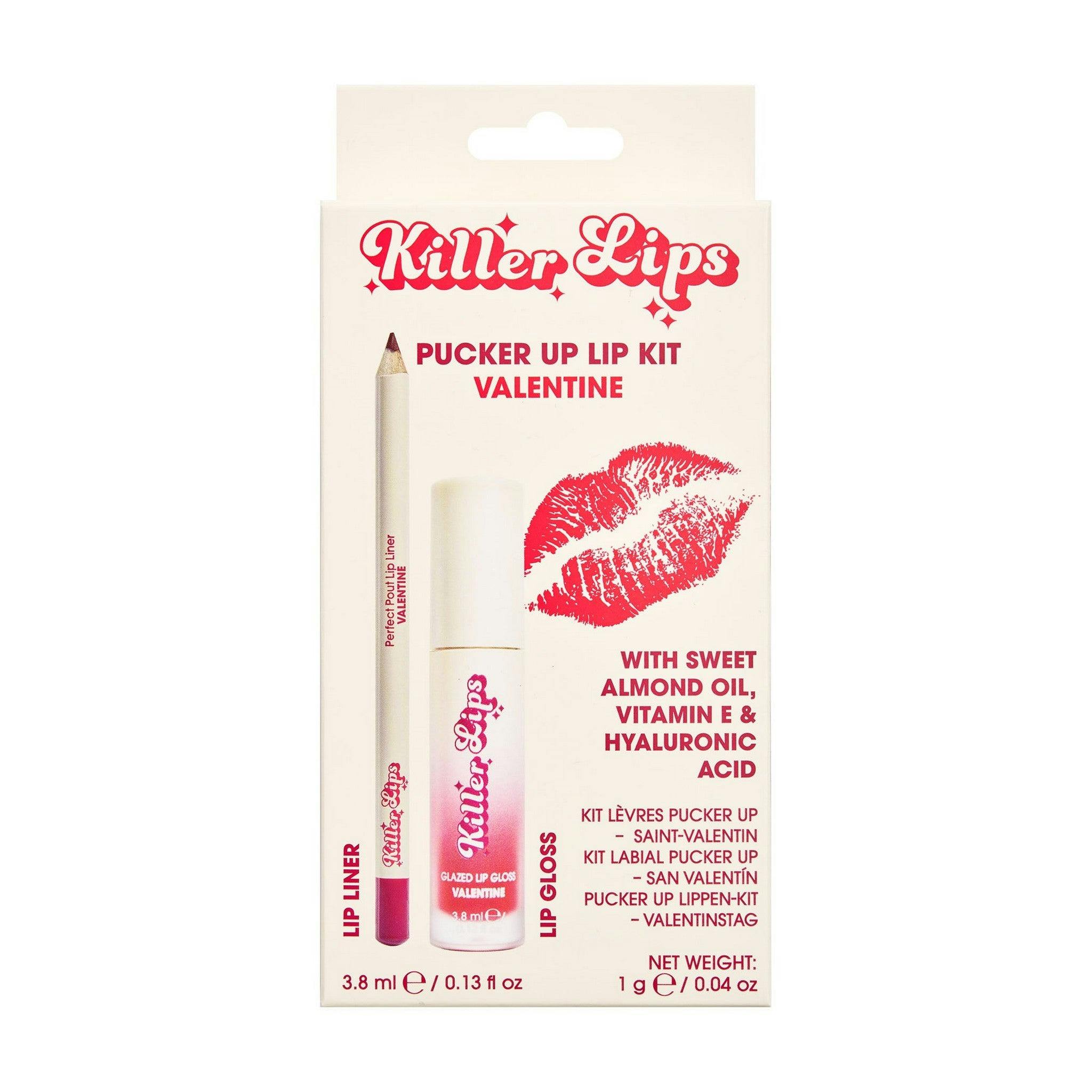 Killer Lips Women's Valentine Pucker Up Lip Kit In - Image 7
