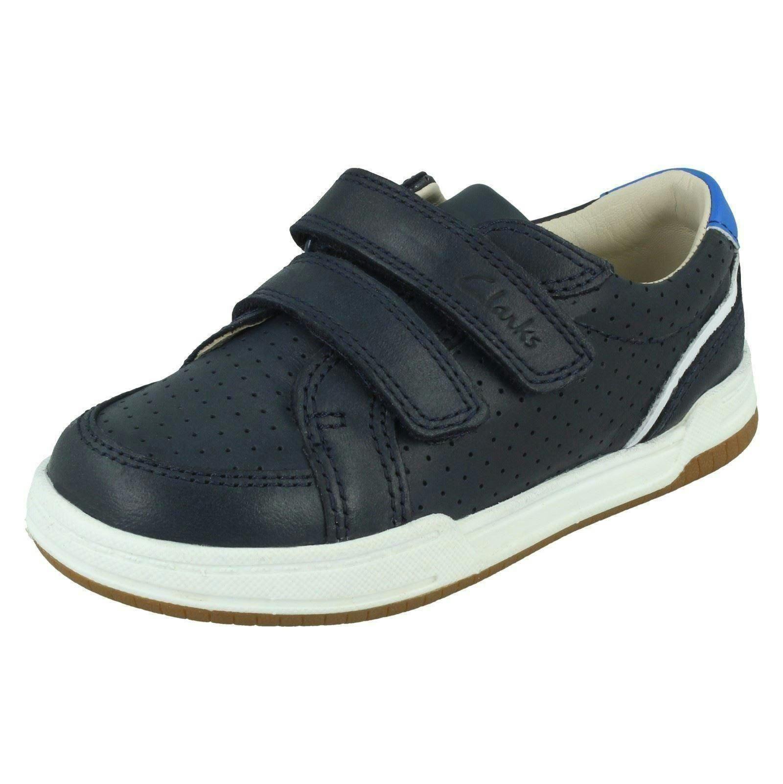 Clarks Childrens Casual Trainers Fawn Solo - Navy - Uk 4.5 Infant - G