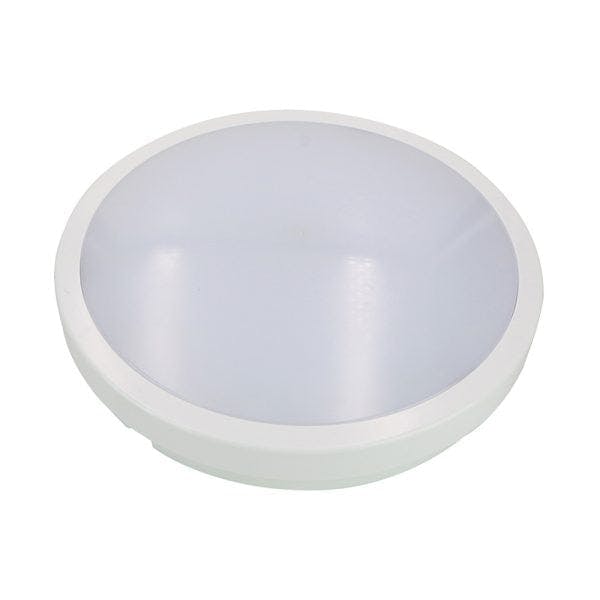 Rackhams Light/White 24W Led Bulkhead With Microwave Sensor & Emergency Function Ip65 | 4000K