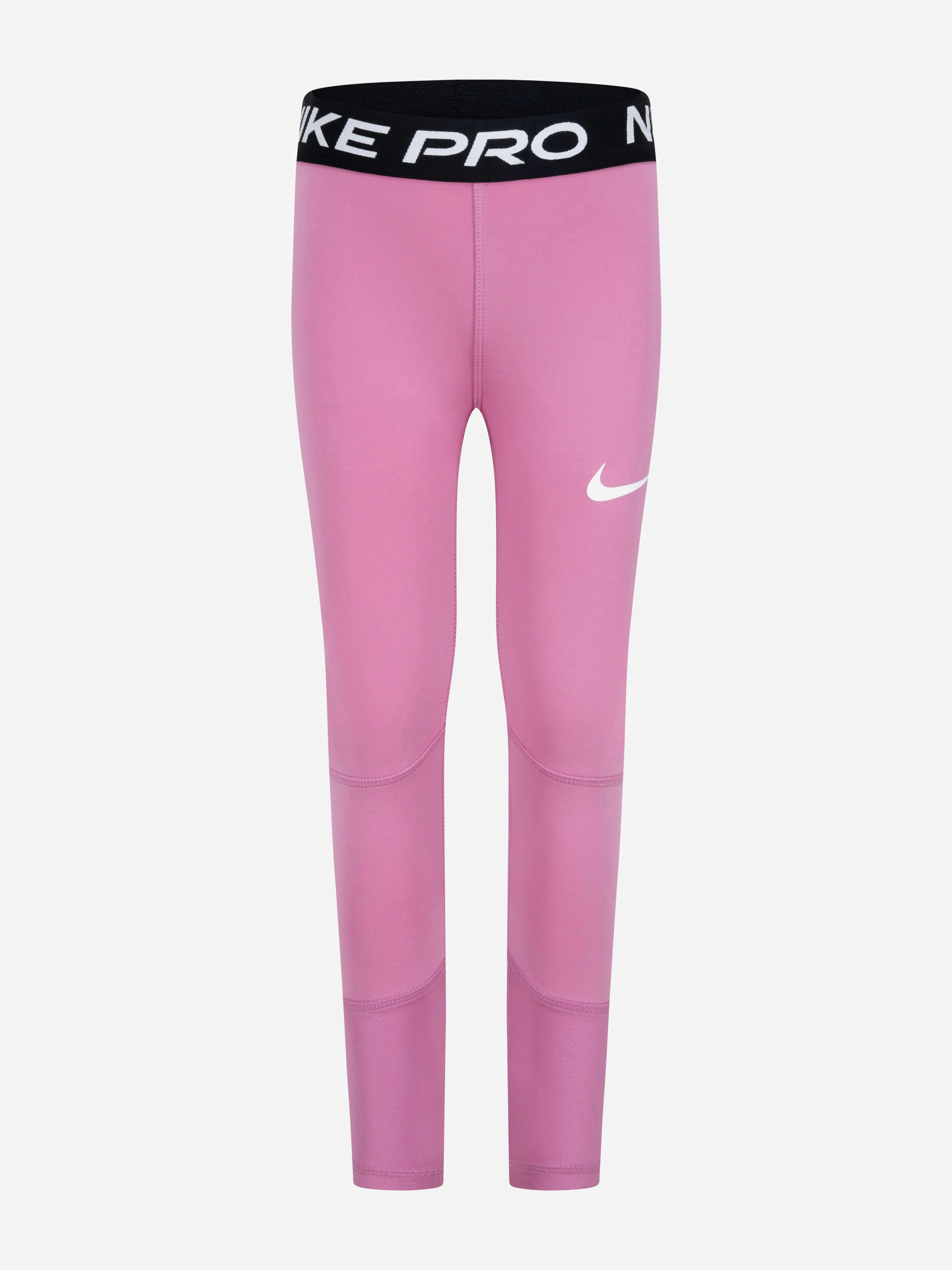 Nike Girls Pink Pro Leggings In - 2 - 3 Years