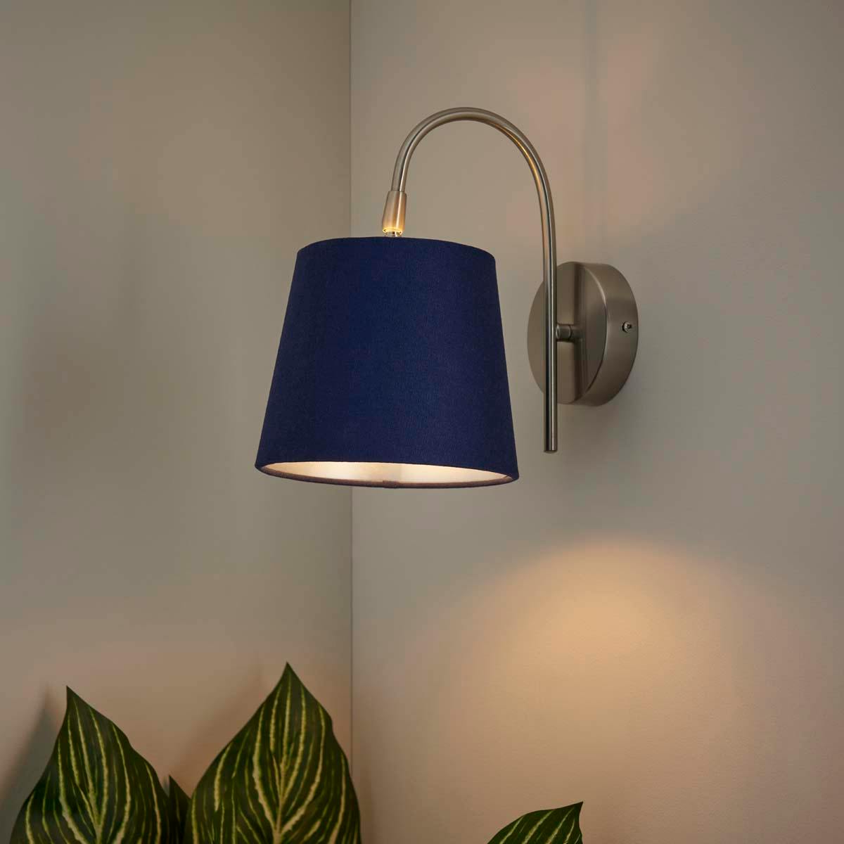 Pagazzi Lighting Light Pagazzi Ing Maddie Satin Nickel Wall