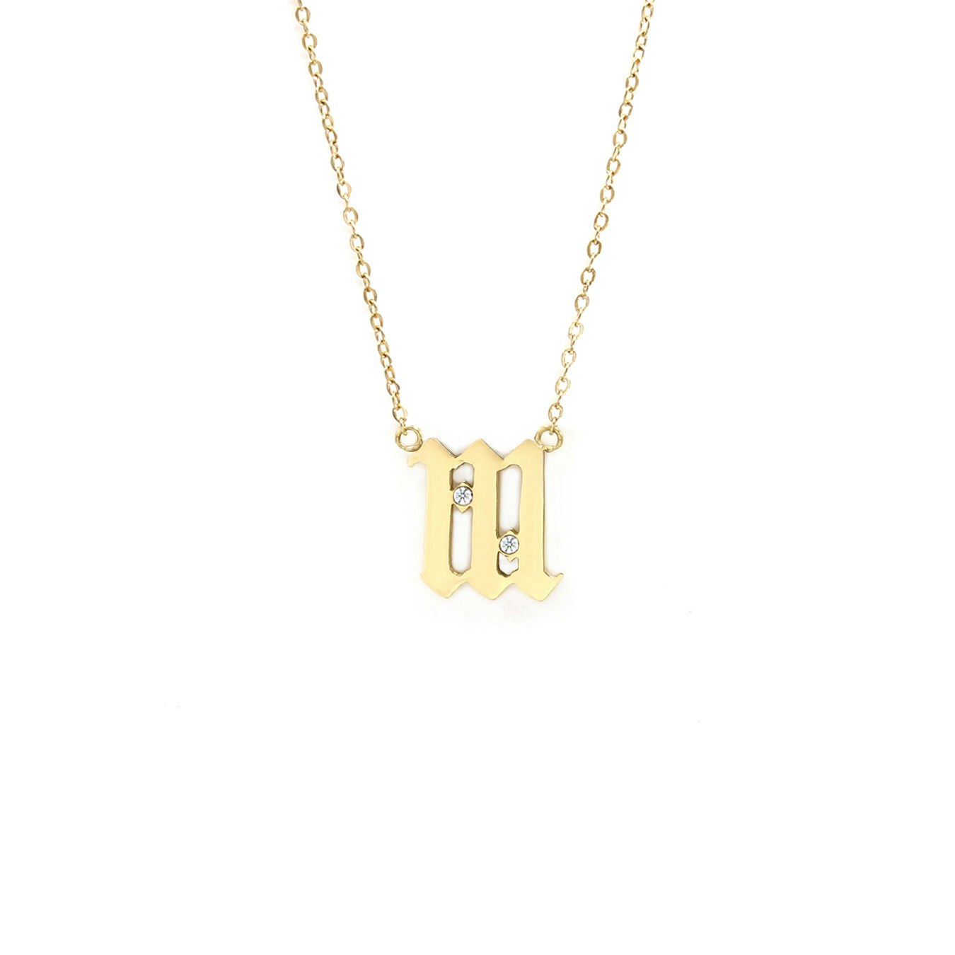 Say It With Gold Angel Number Necklace - Plated - 111