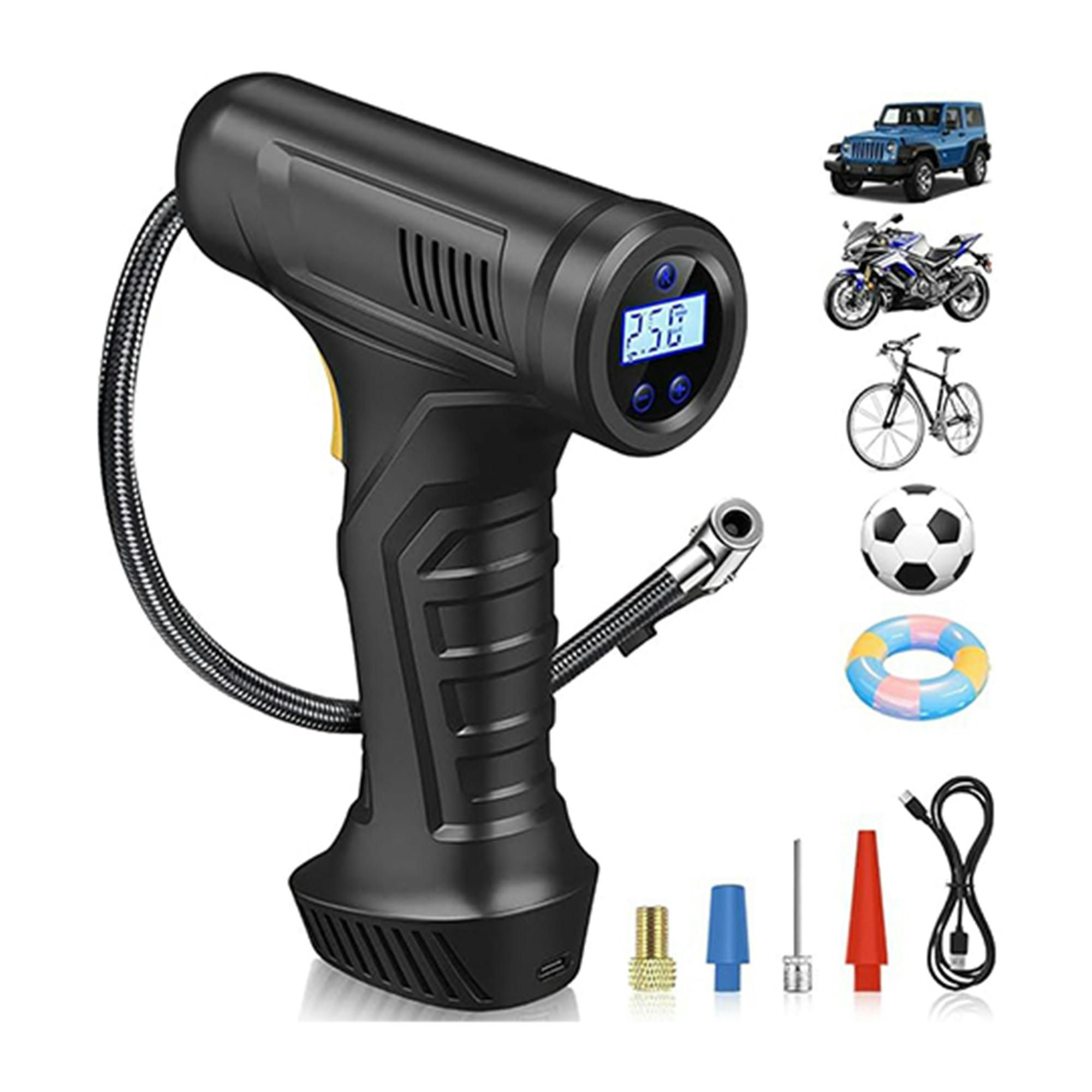 Dragodirect Portable Cordless Air Compressor 12V Tire Inflator 150 Psi Usb