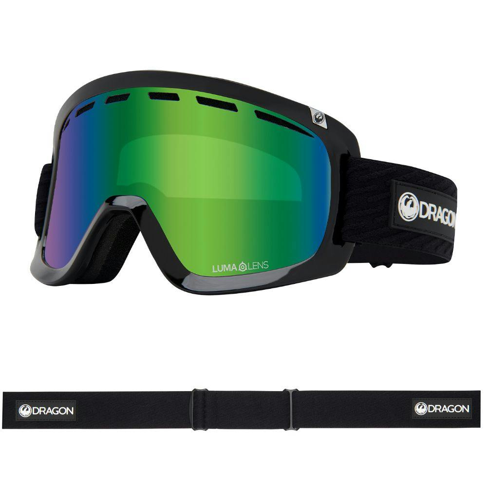 Dragon Green/Amber D1 Otg - Icon With Lumalens Ionized & Lumalens Lens - Large Fit