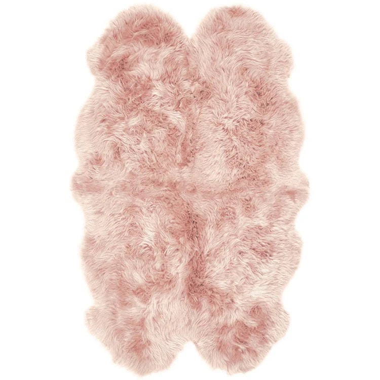 Rackhams S Genuine Sheepskin Adobe Rose - Quad