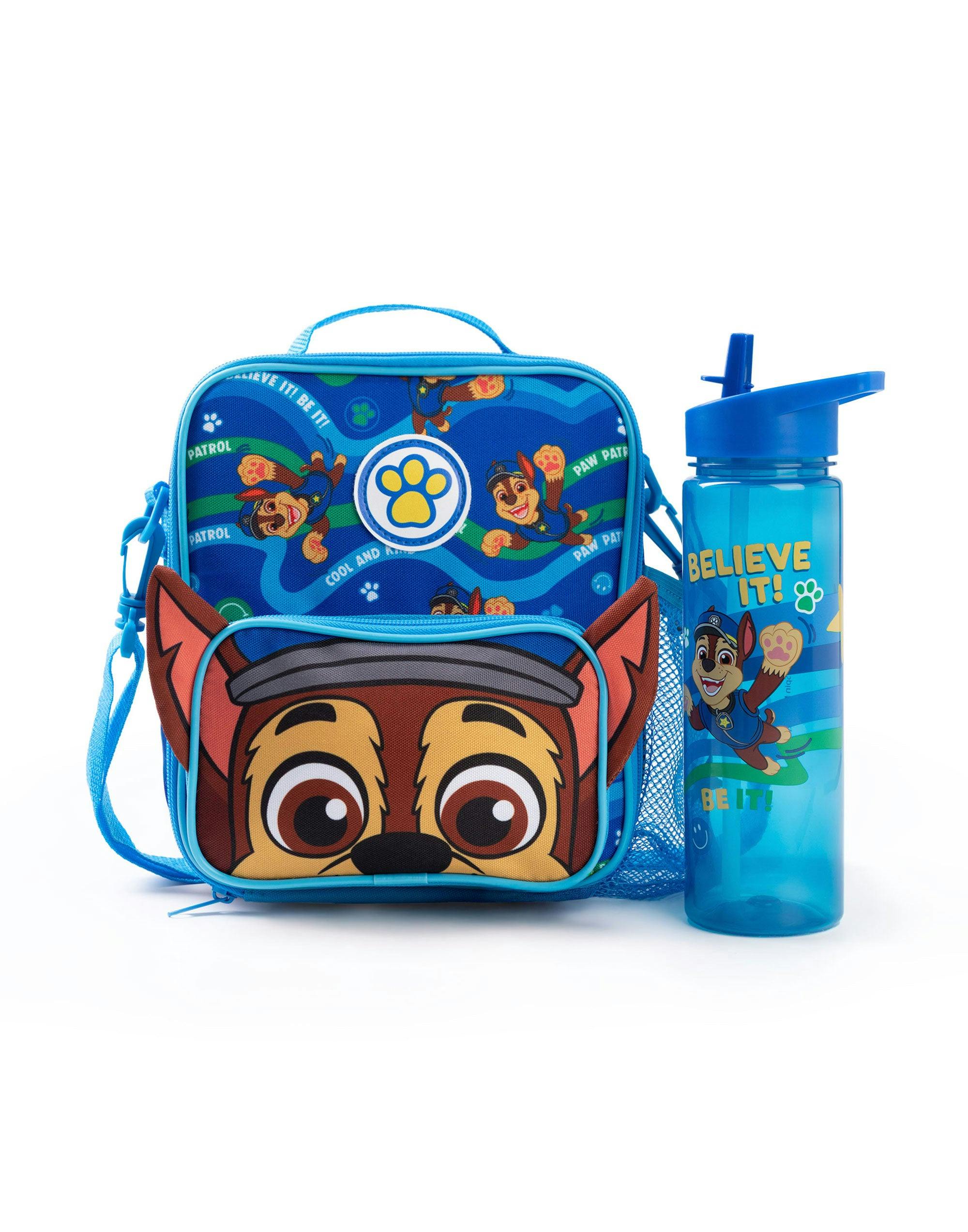 Rackhams Boys Blue Paw Patrol Believe It, Be It Lunch Bag And Bottle Set (One Size)