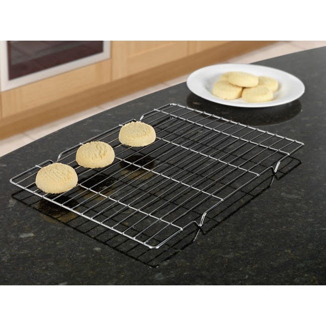 Supahome Cooling Tray - Chrome - 33 X 23Cm - Chrome - 100% Metal