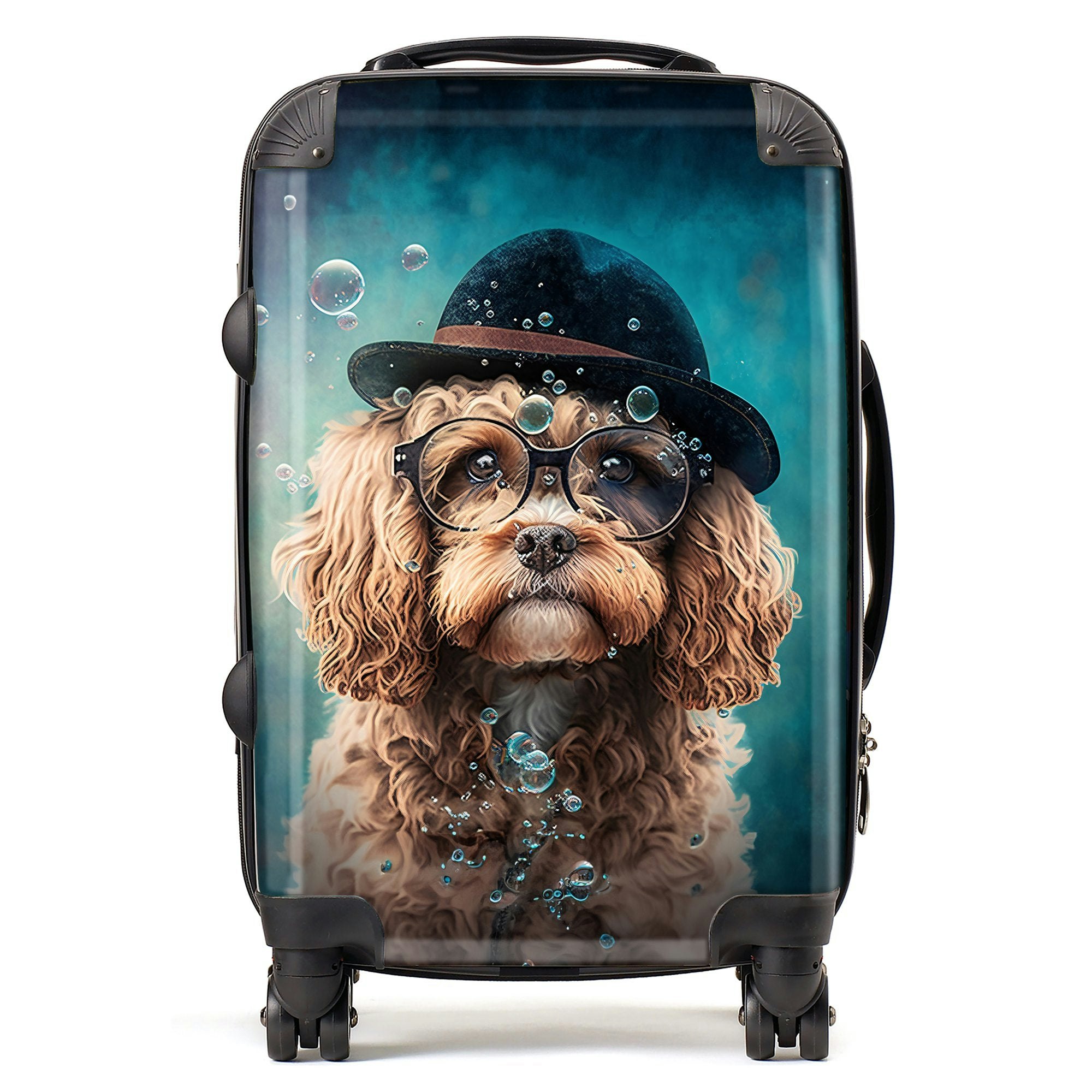 Warren Reed Cavapoo Dog Splashart Suitcase - Cabin