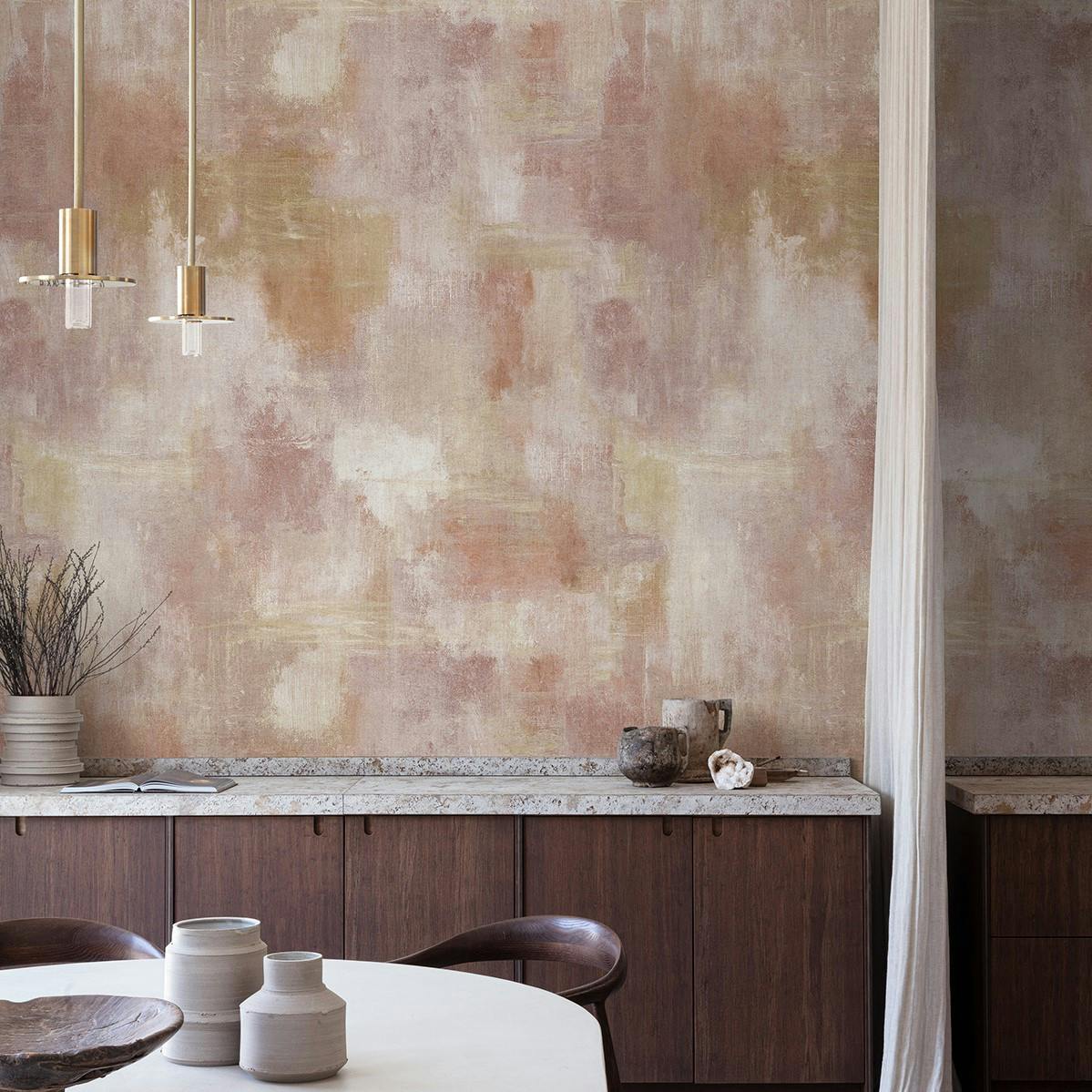Grandeco Abstract Textured Blush 3 Panel Wall Mural - Image 3